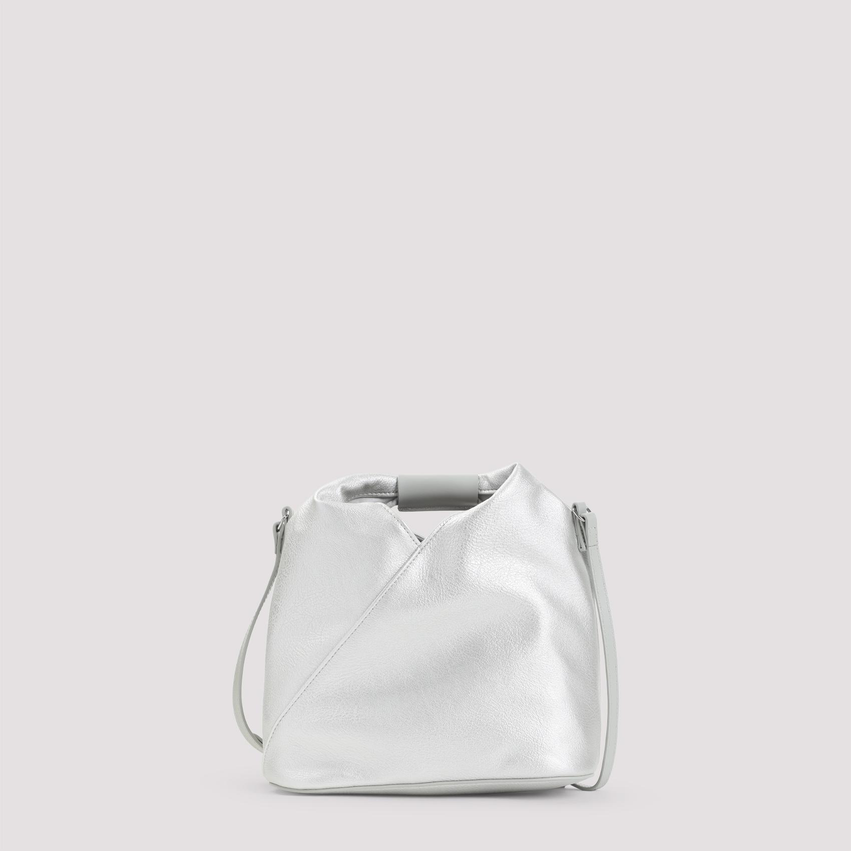 mm6 maison margiela classic japanese crossbody bag metallic polyurethane - women