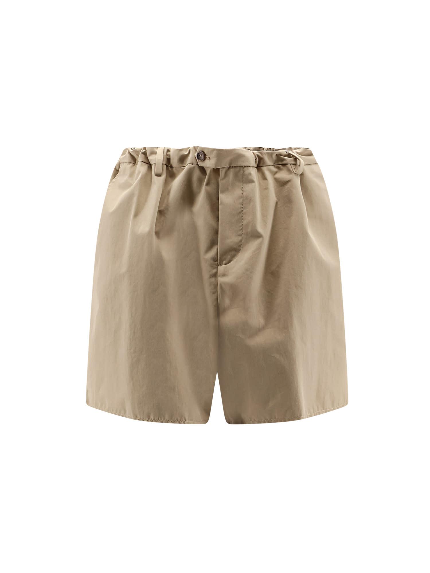 mm6 maison margiela cotton blend shorts
