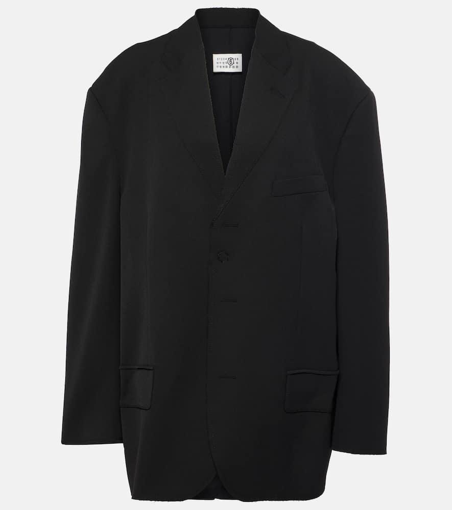 mm6 maison margiela crêpe blazer