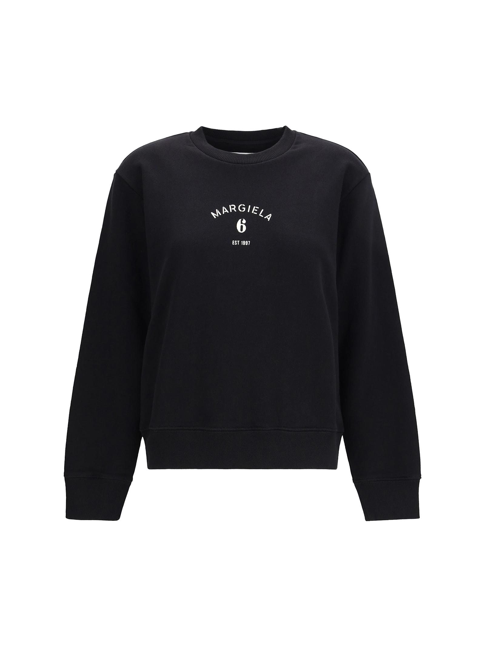 mm6 maison margiela crewneck sweatshirt with logo