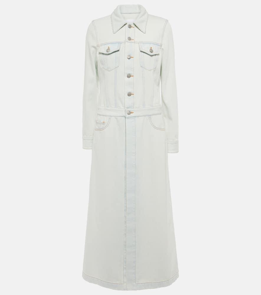 mm6 maison margiela denim coat