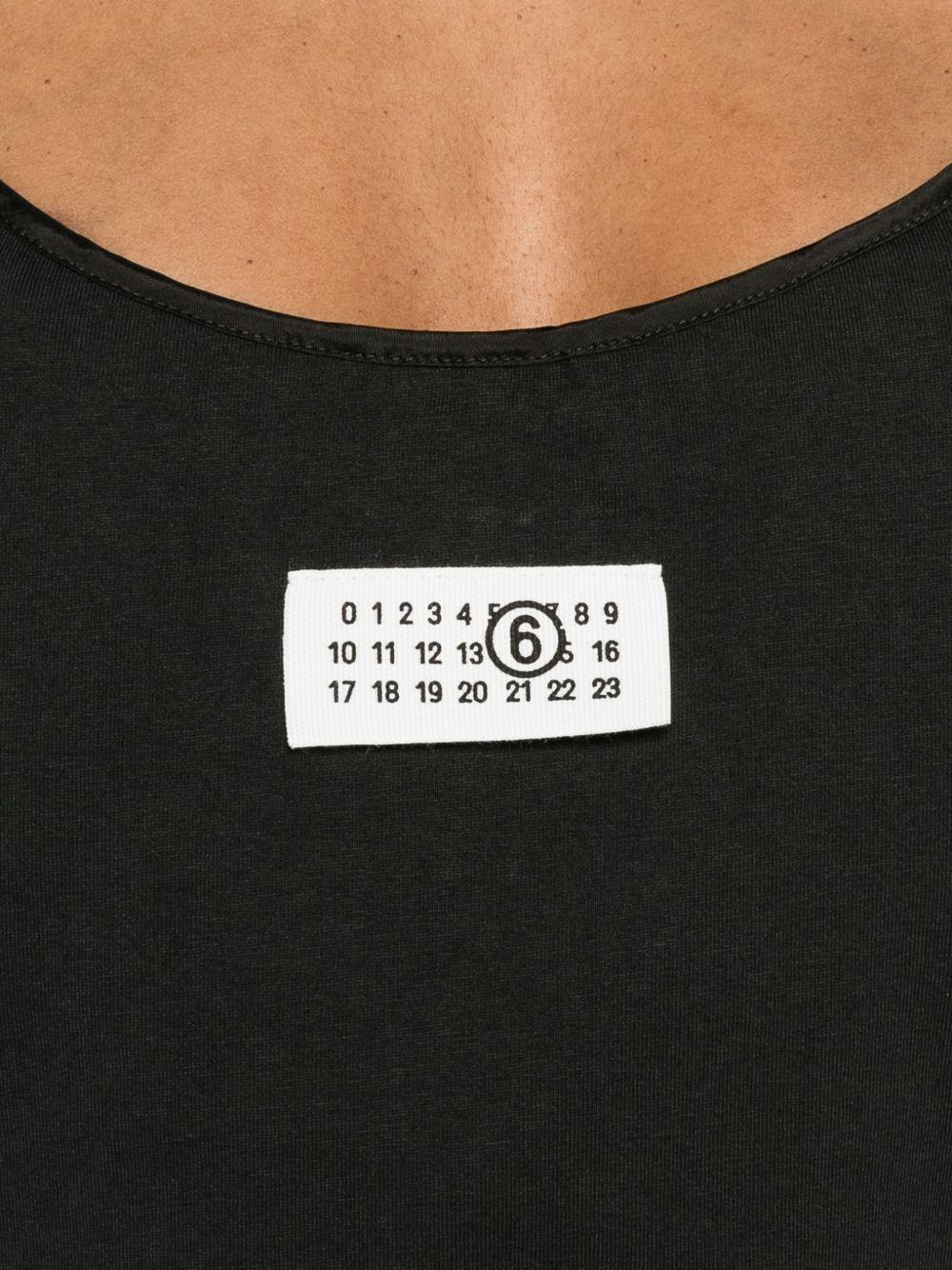 mm6 maison margiela dresses nero cotton - women