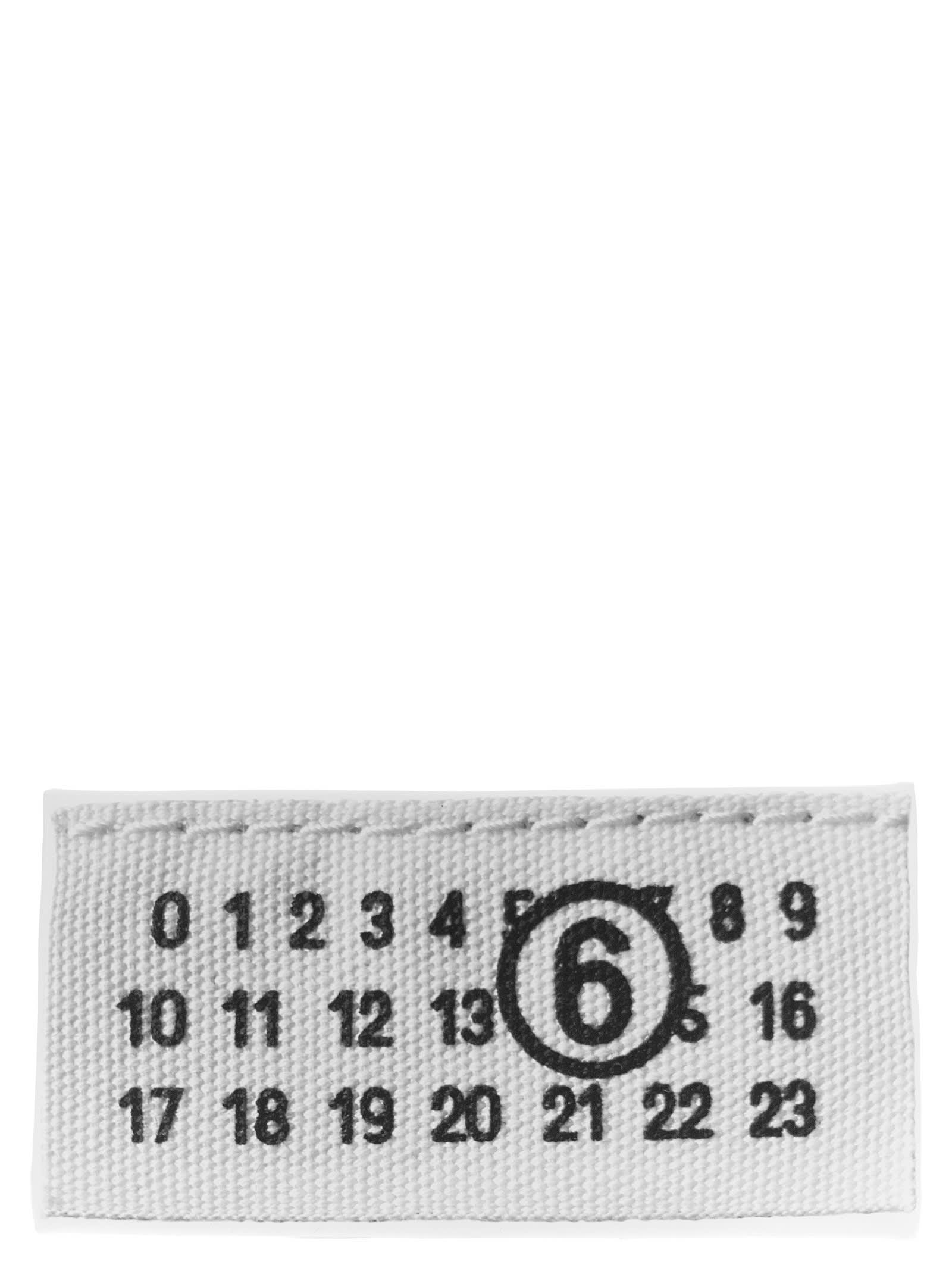 mm6 maison margiela etichetta numeric clutch