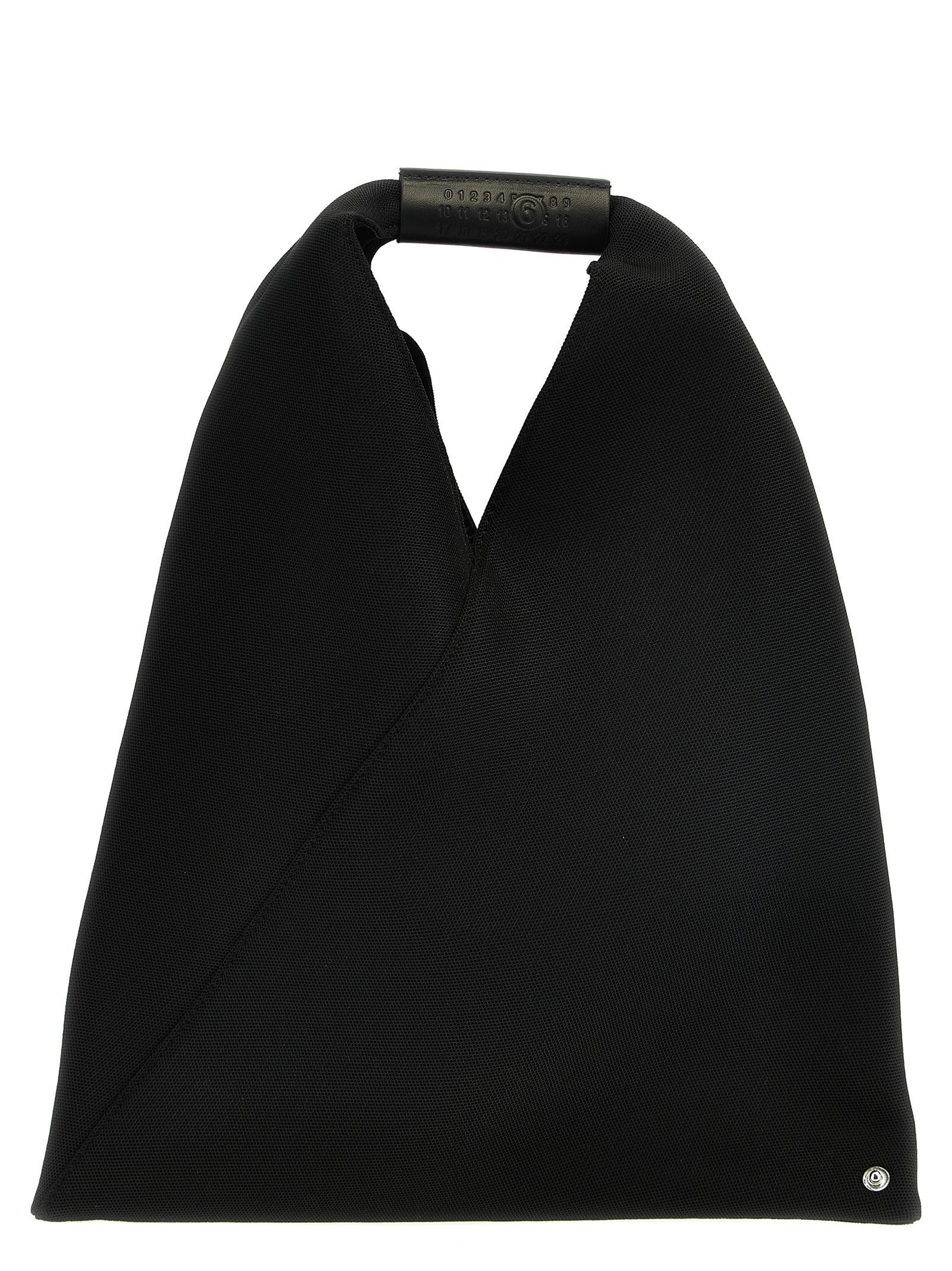 mm6 maison margiela japanese bag classic small shoulder black polyester - women