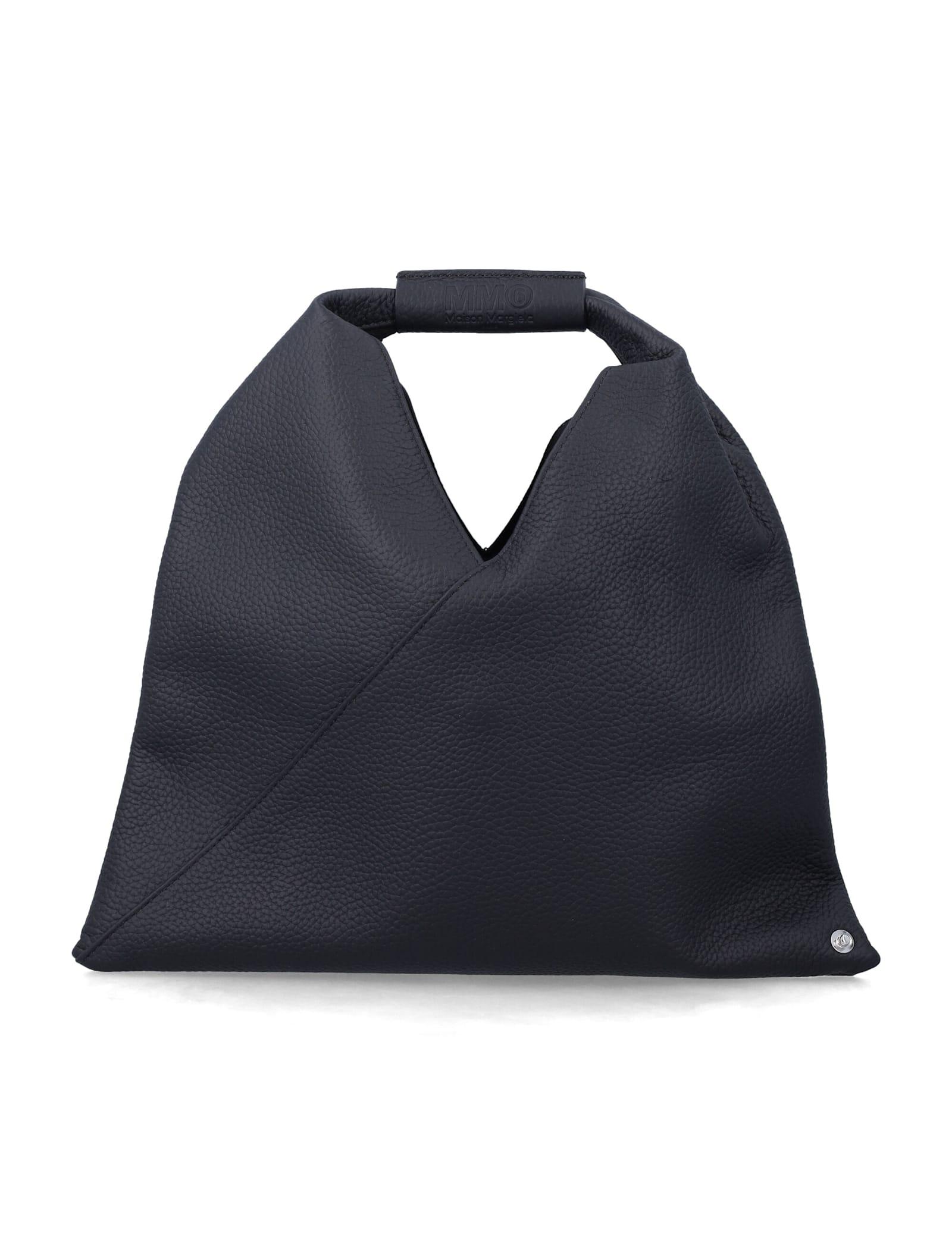 mm6 maison margiela japanese bag in grained leather