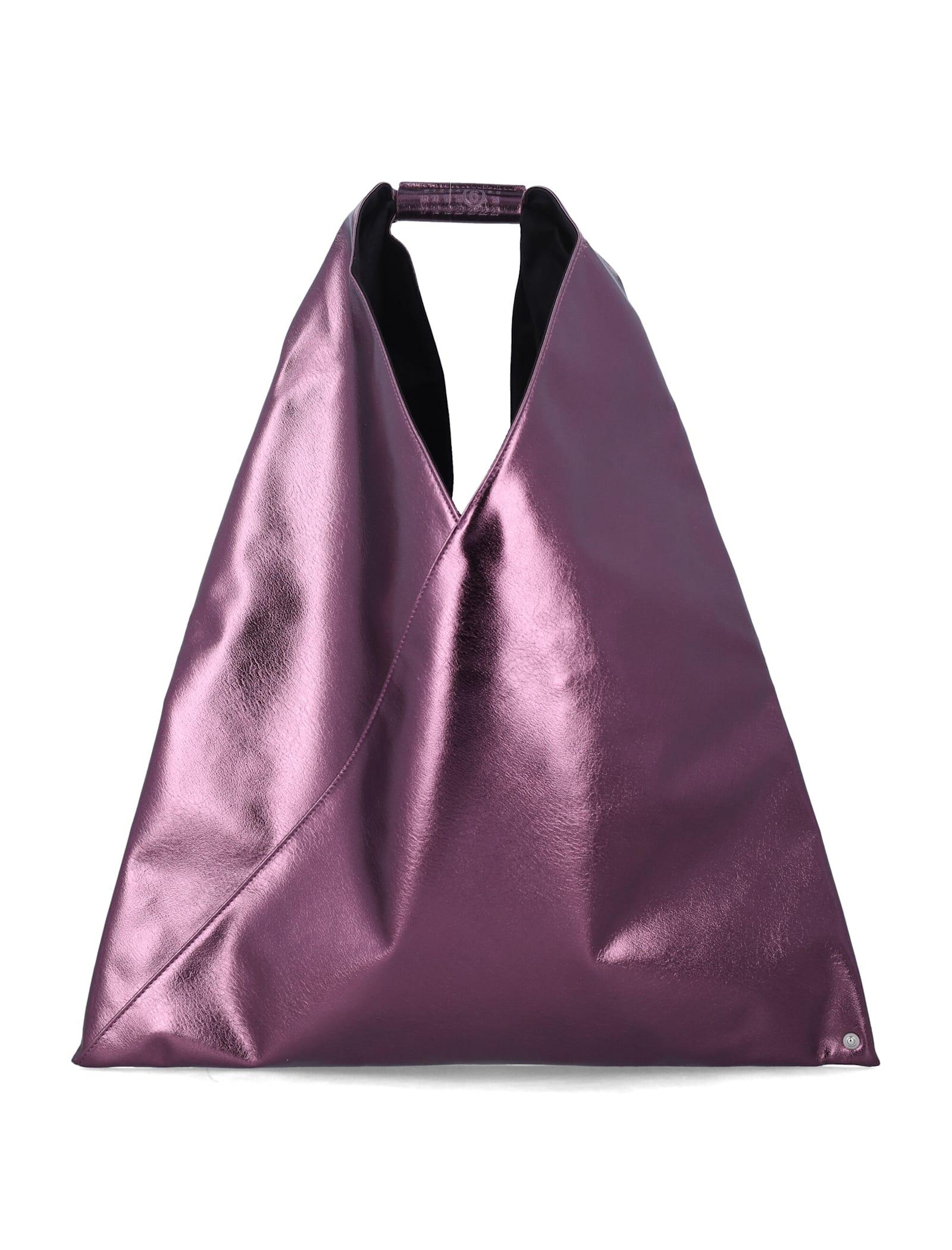 mm6 maison margiela japanese metallic bag