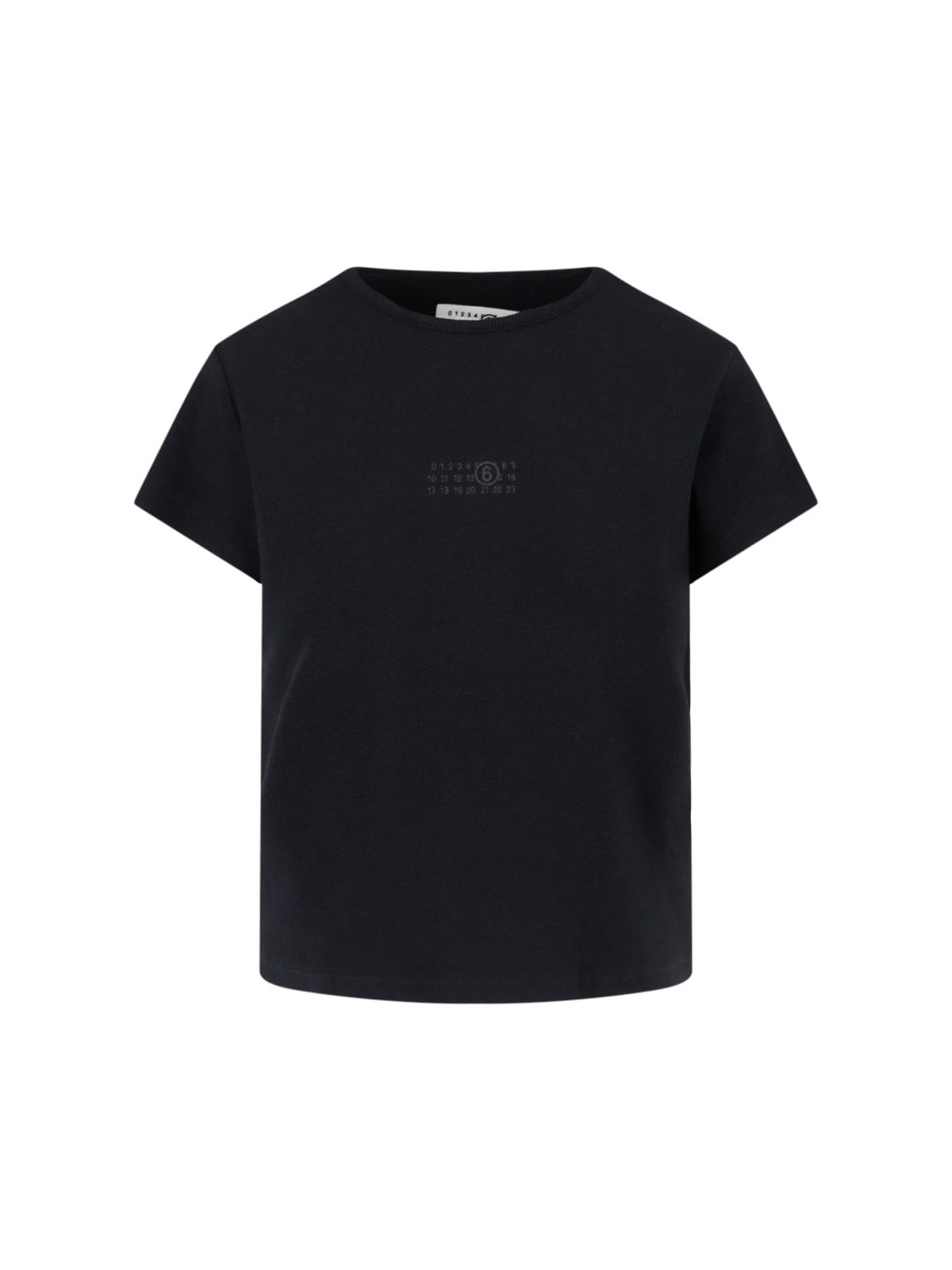 mm6 maison margiela numeric t-shirt