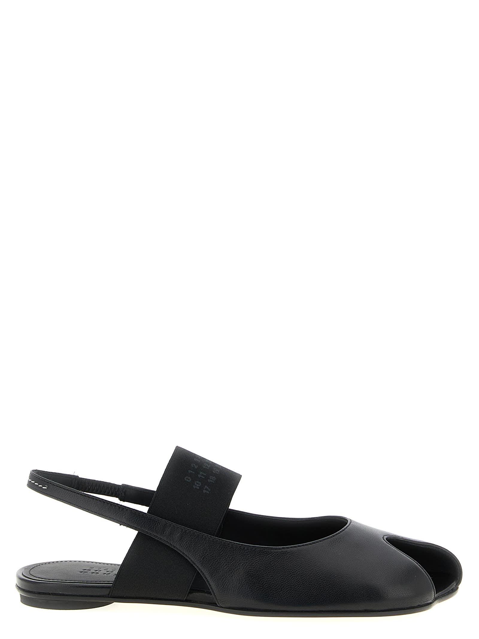 mm6 maison margiela open toe tabi sandals