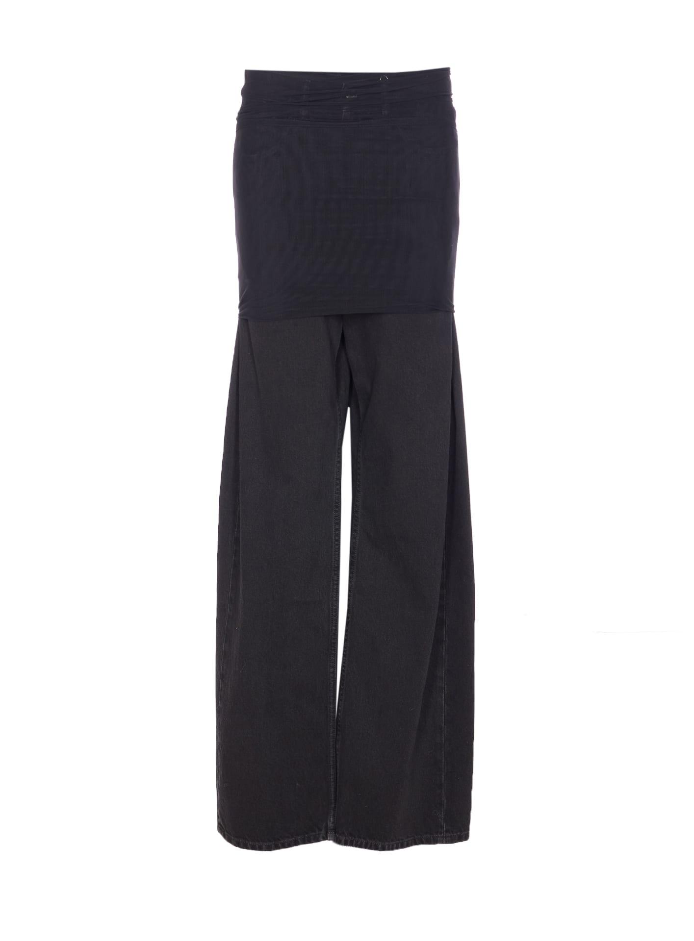 mm6 maison margiela overlay jeans