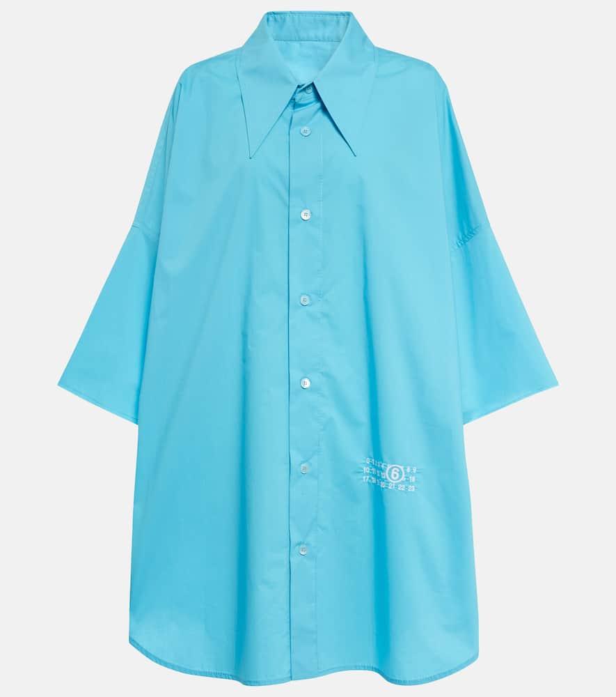 mm6 maison margiela oversized cotton shirt