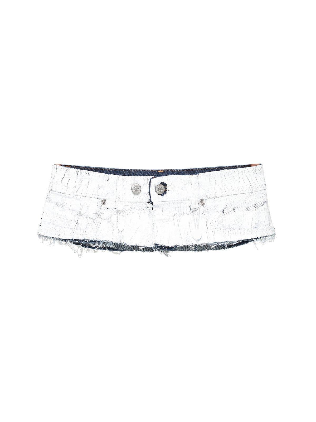 mm6 maison margiela painted jean waistband belt