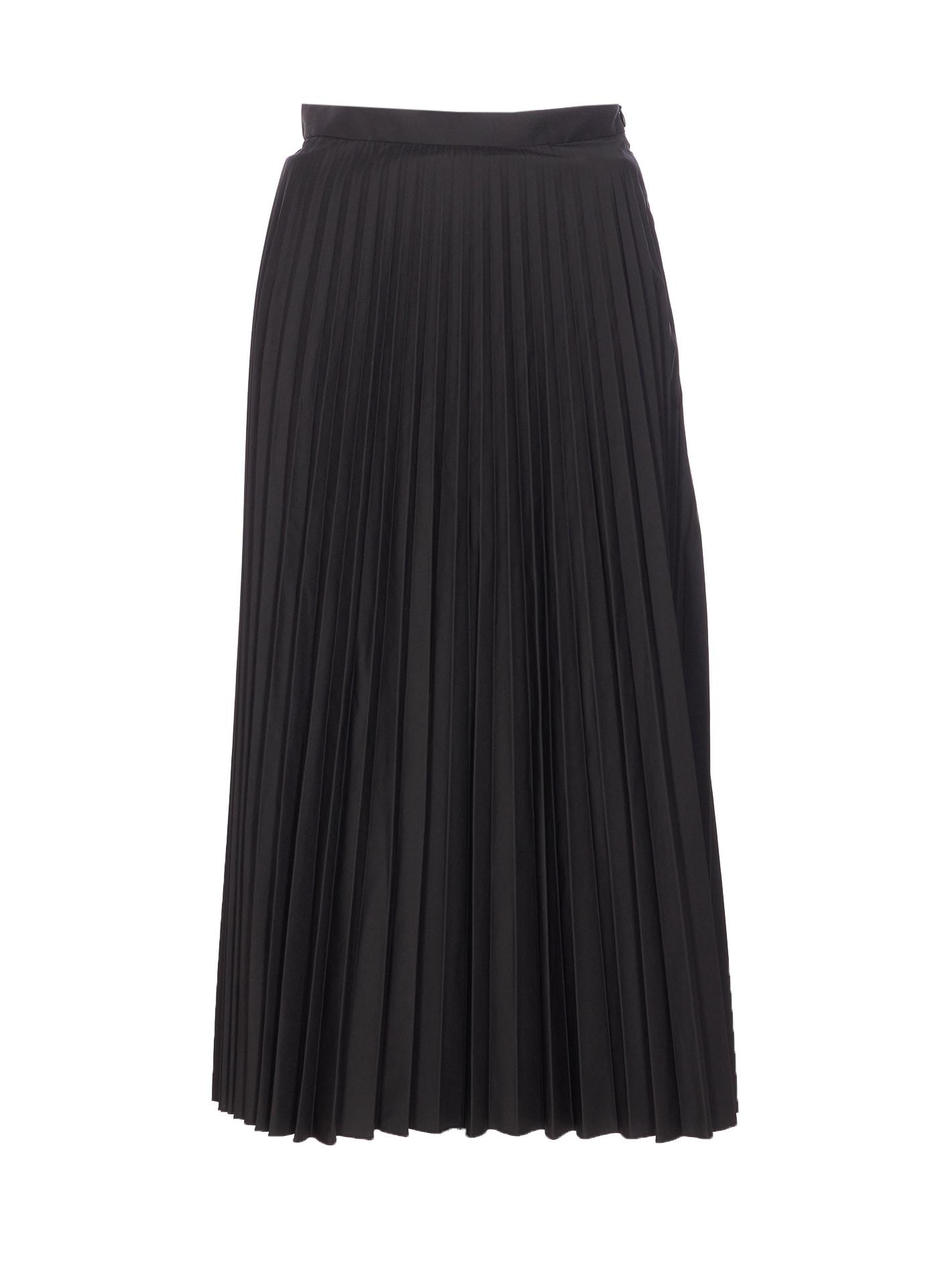 mm6 maison margiela pleated skirt