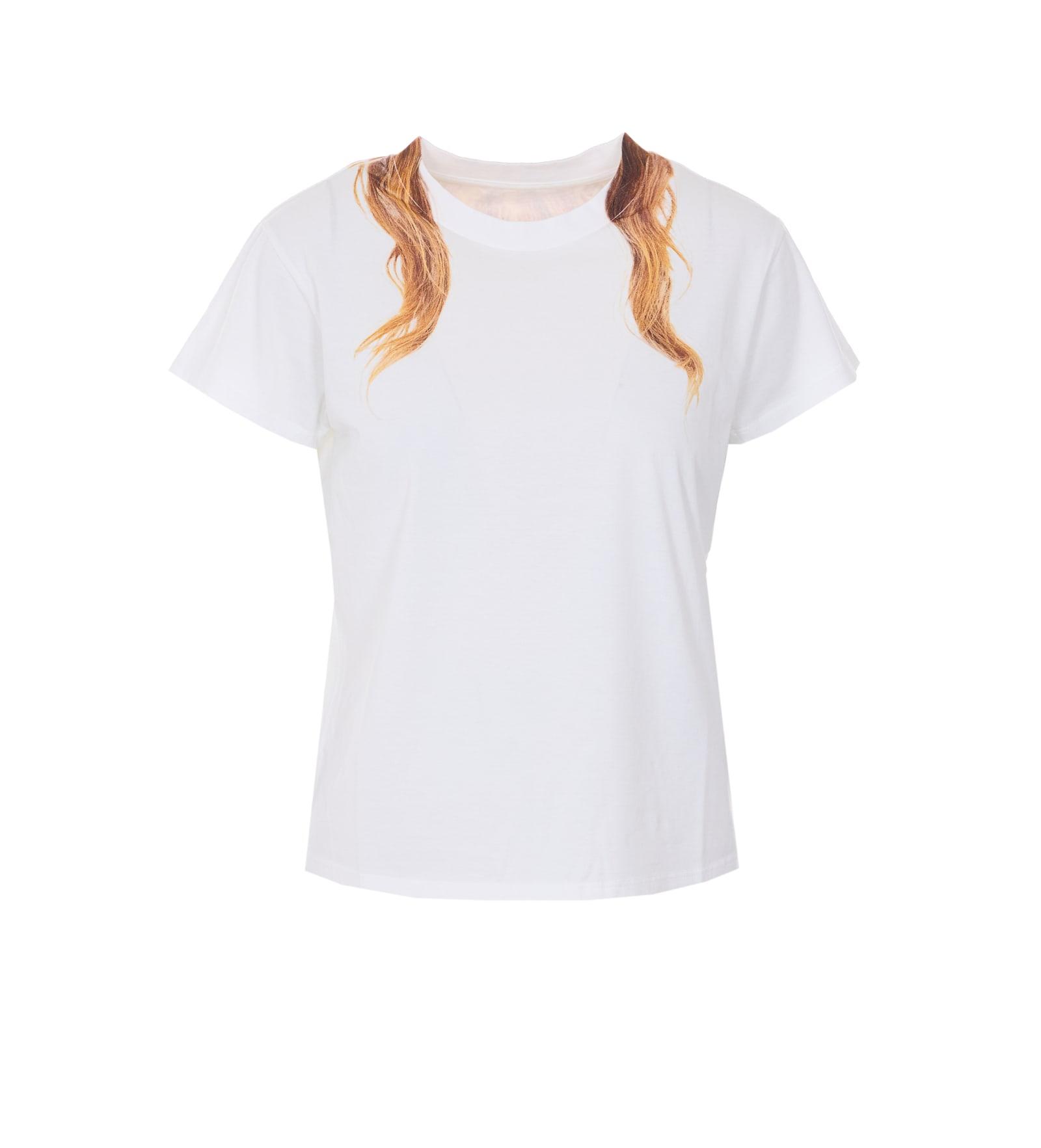 mm6 maison margiela printed t-shirt