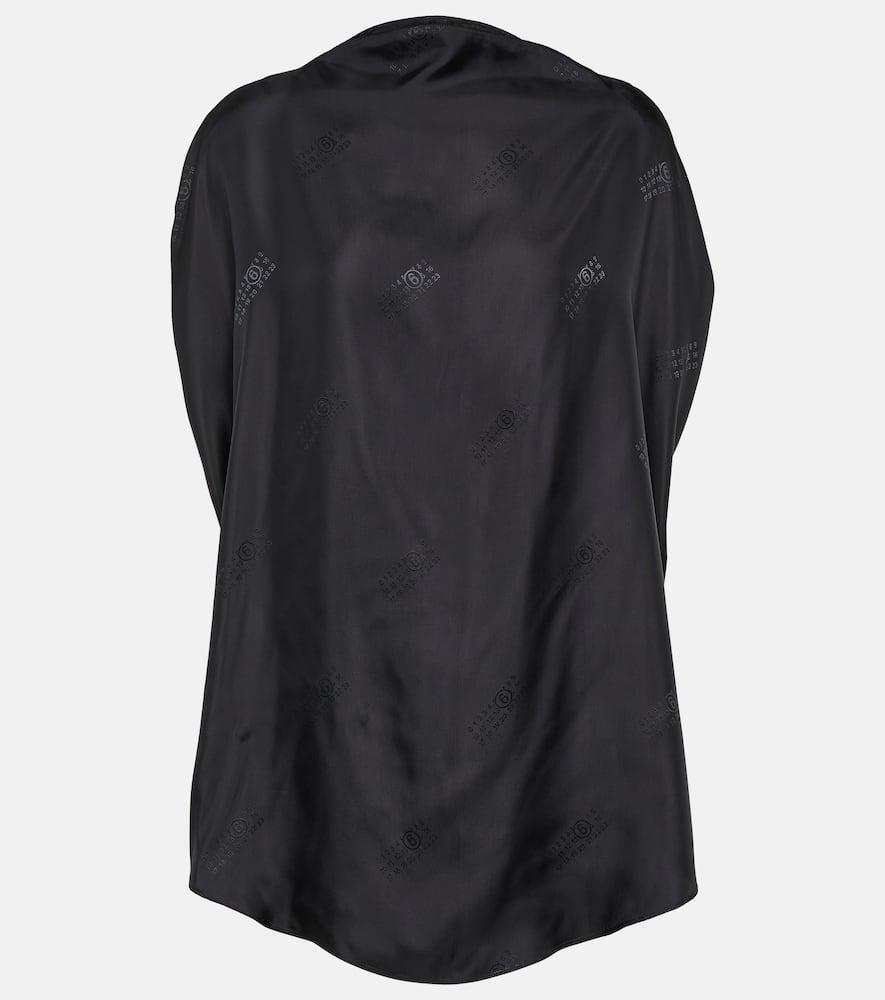 mm6 maison margiela printed top