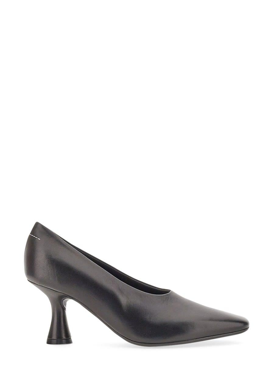 mm6 maison margiela pump in leather