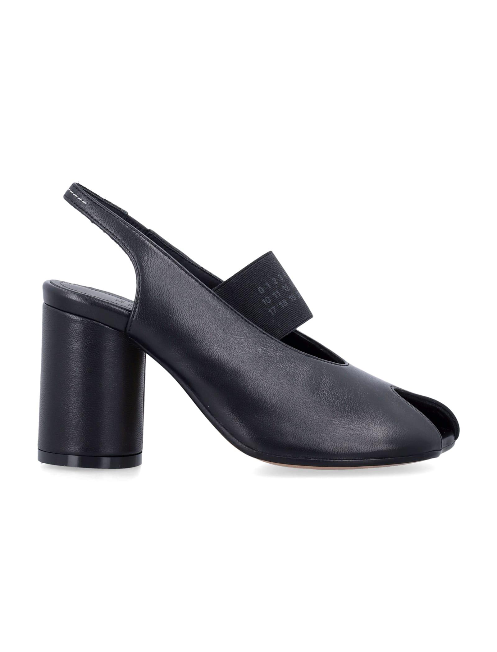 mm6 maison margiela pump sling back ponity cut