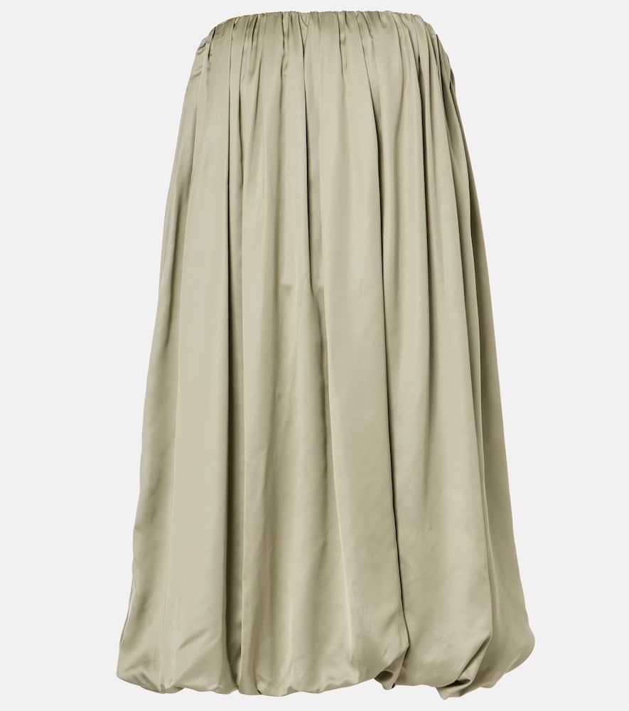 mm6 maison margiela ruffled minidress