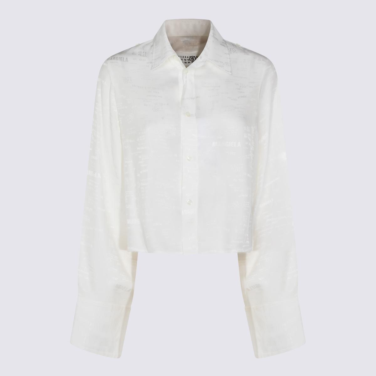 mm6 maison margiela shirts anthracite _ac vi - women