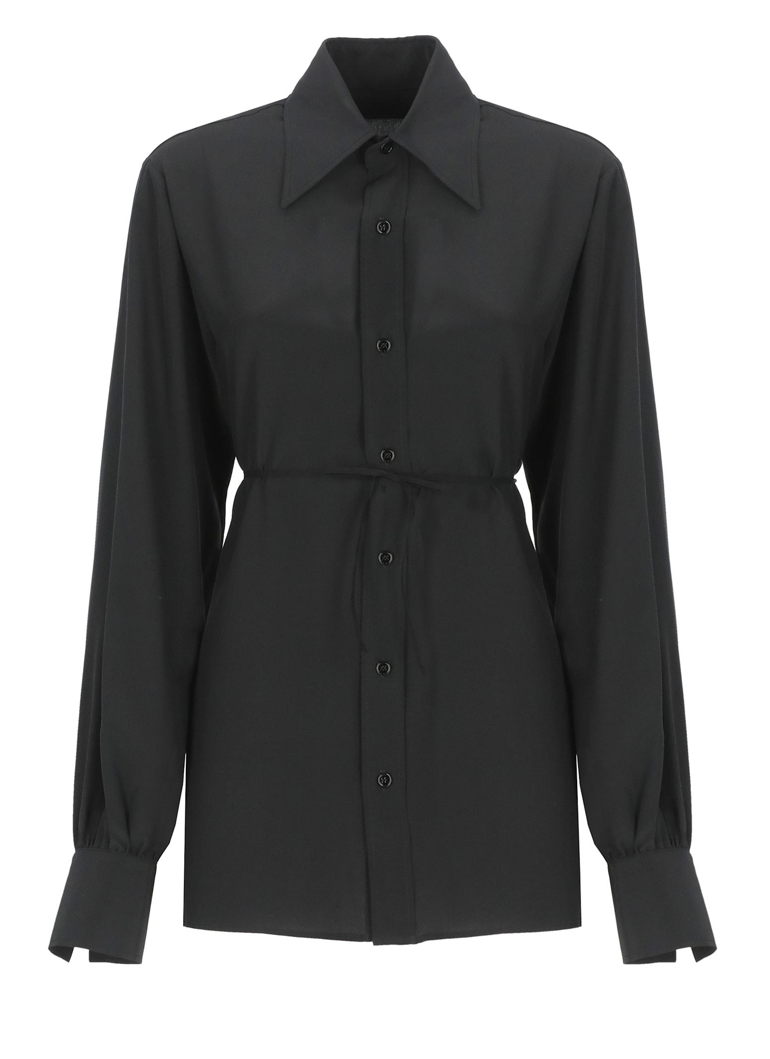 mm6 maison margiela silk shirt