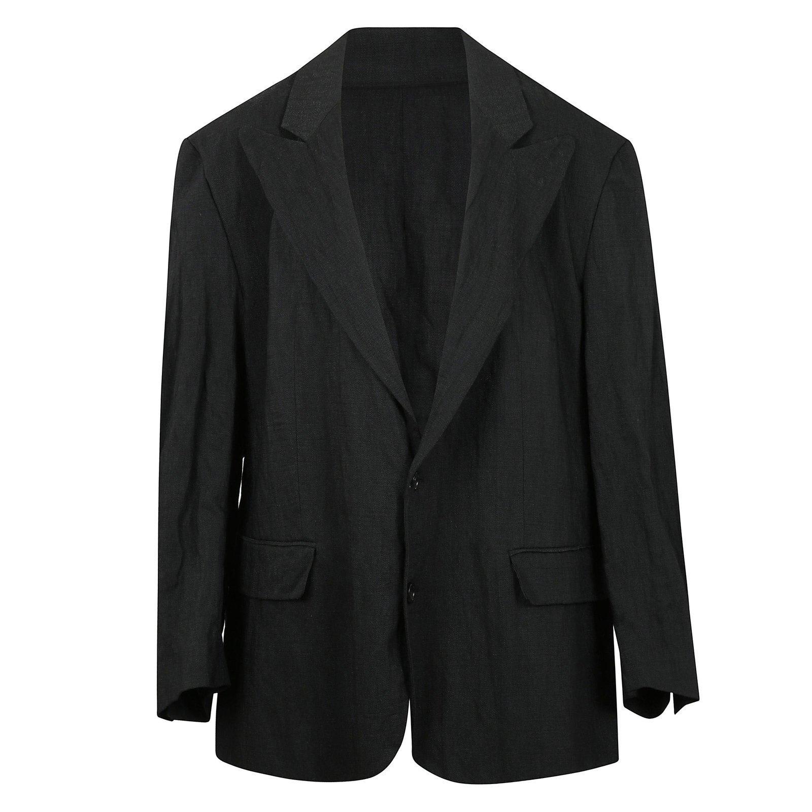 mm6 maison margiela single breasted tailored blazer