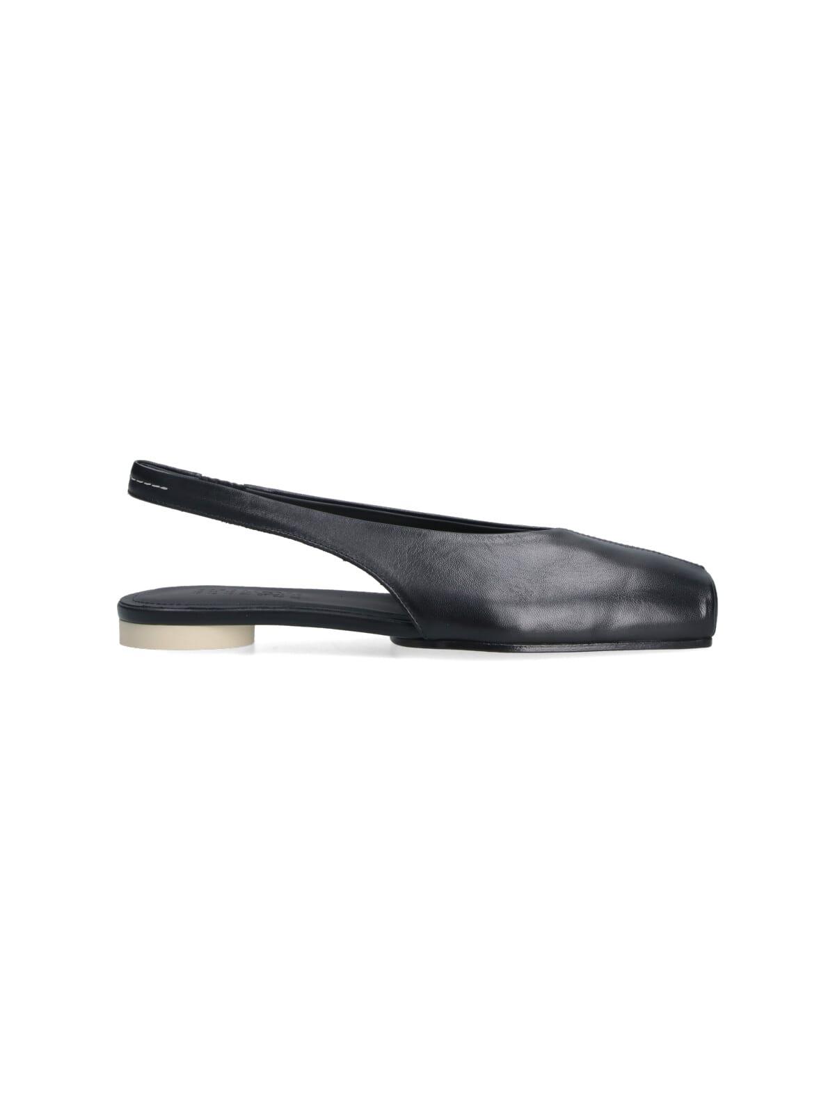 mm6 maison margiela slingback ballet flats