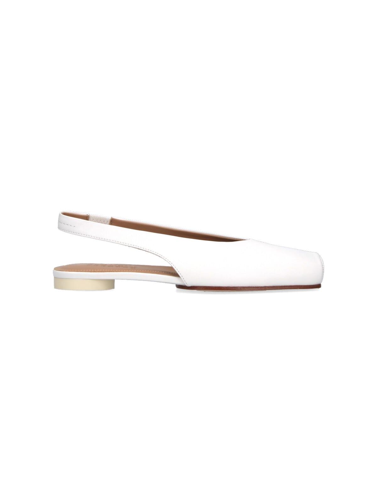 mm6 maison margiela slingback ballet flats