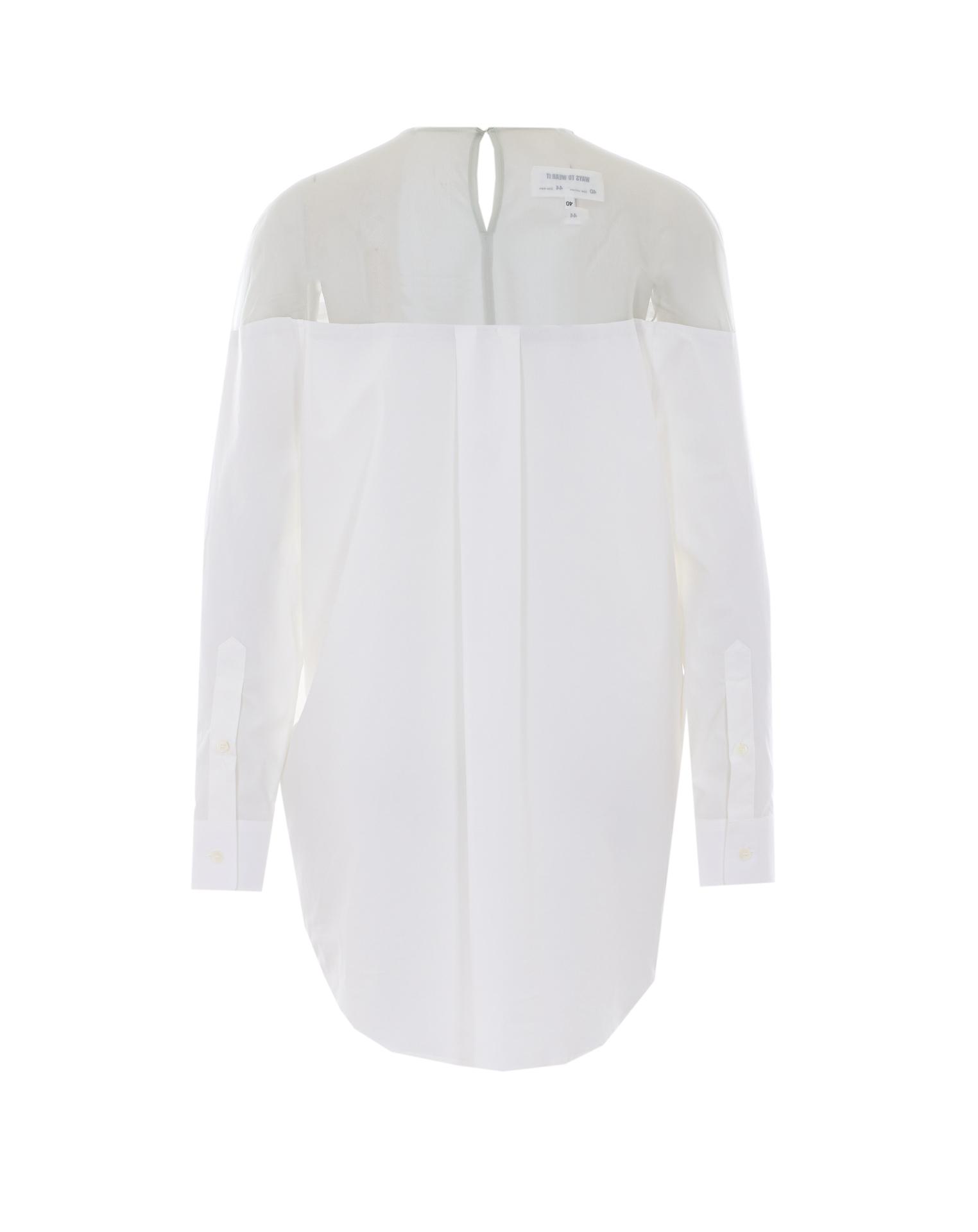mm6 maison margiela sweaters white cotton - women