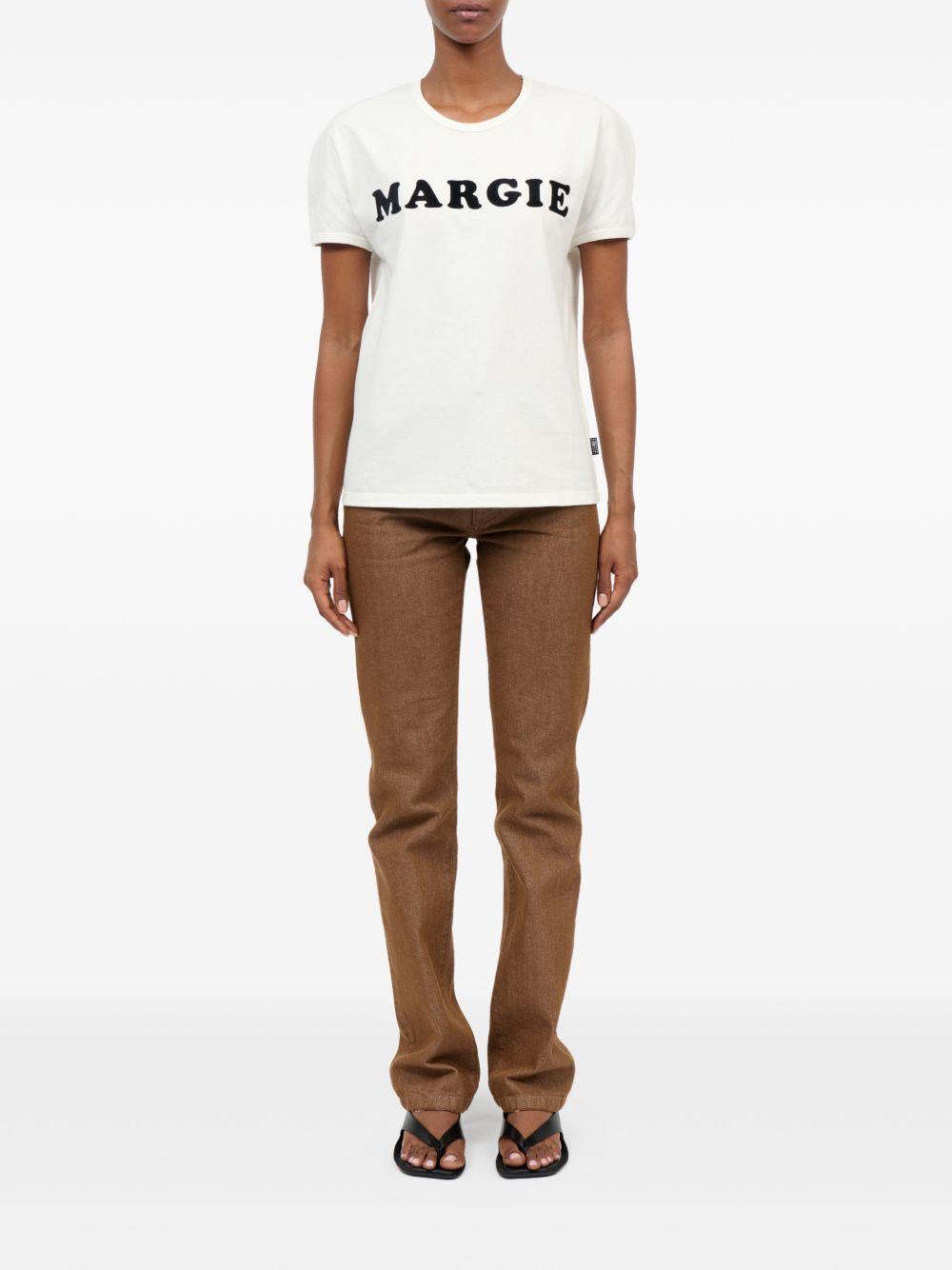 mm6 maison margiela t-shirts and polos white cotton - women