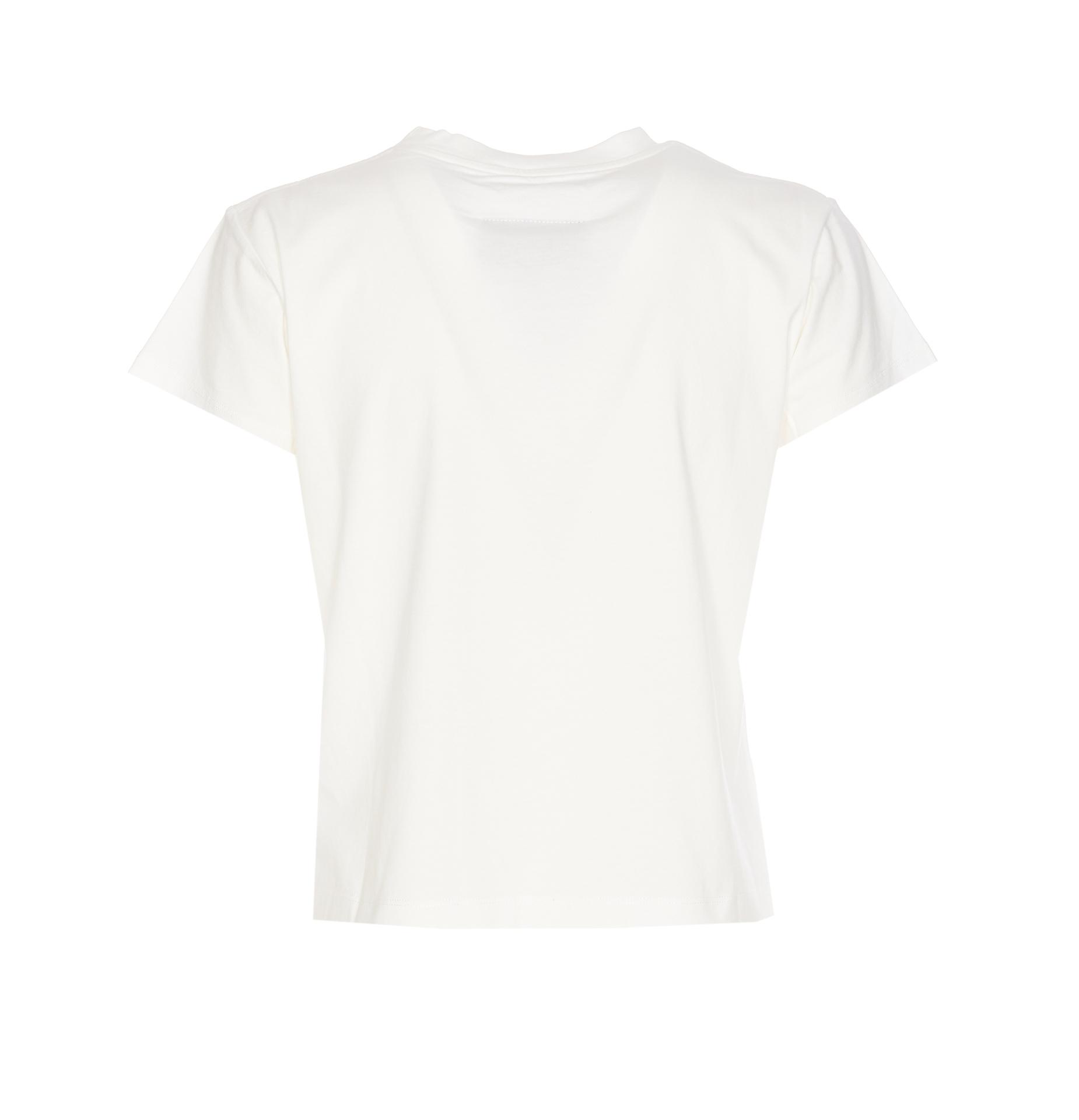 mm6 maison margiela t-shirts and polos white cotton - women