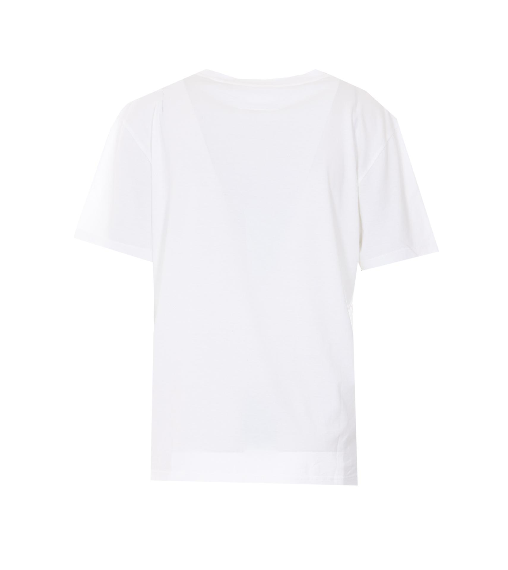 mm6 maison margiela t-shirts and polos white cotton - women