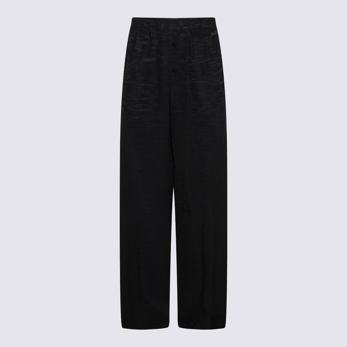mm6 maison margiela trousers anthracite _ac vi - women