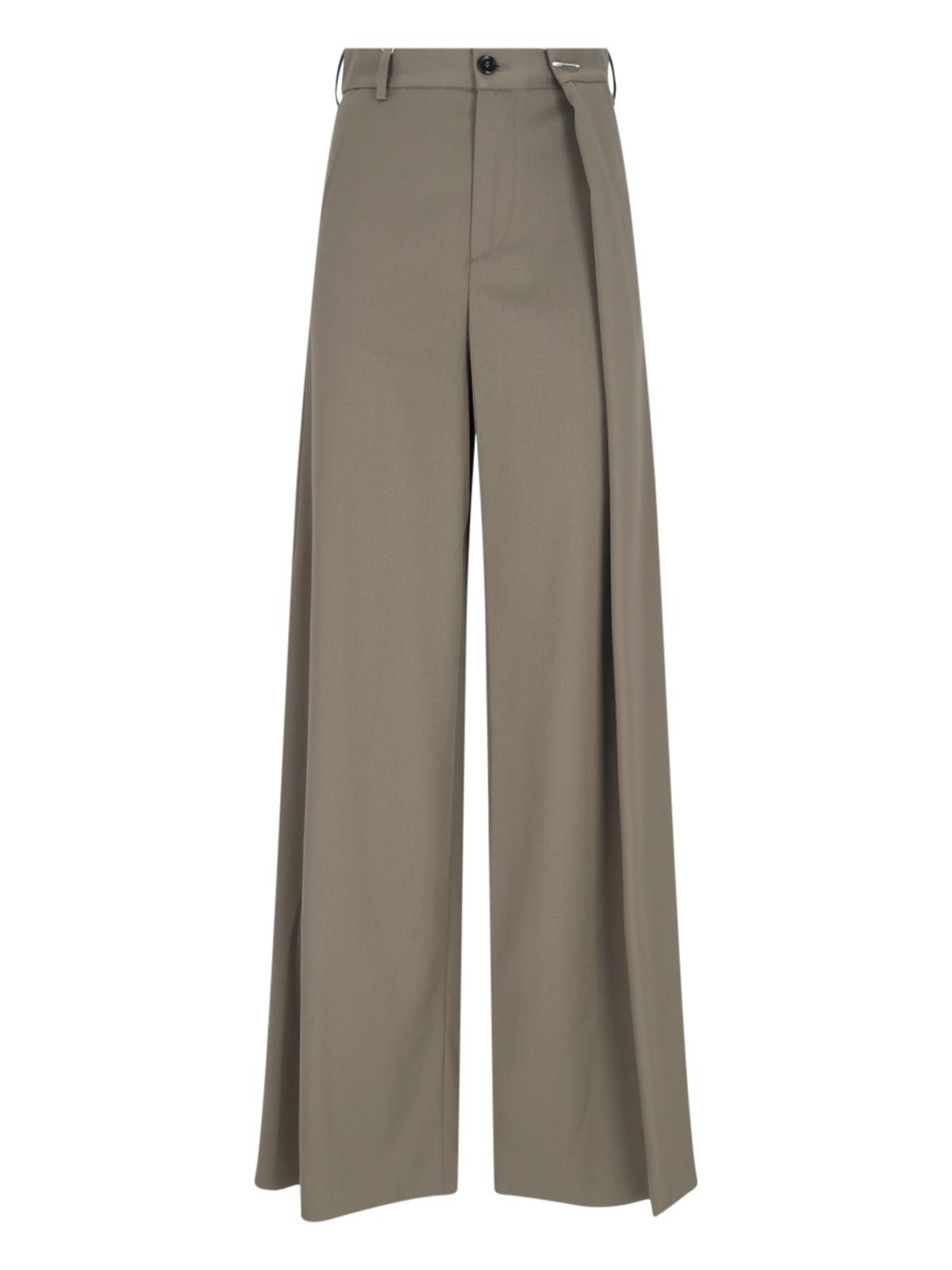 mm6 maison margiela trousers green - women