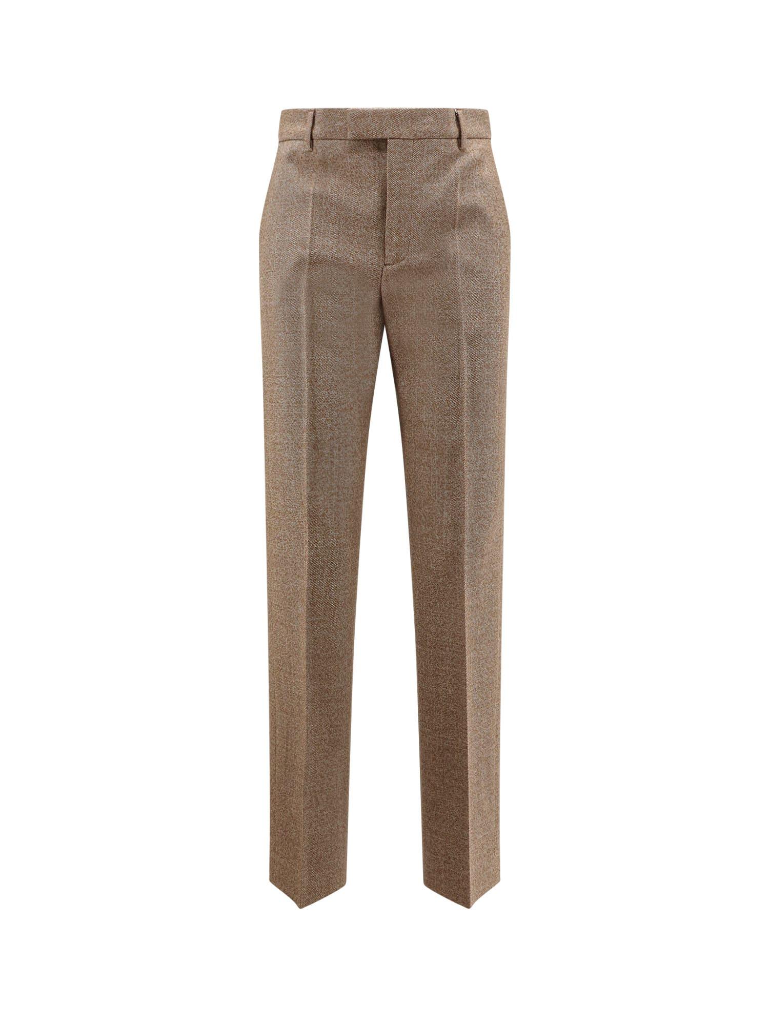 mm6 maison margiela virgin wool trousers