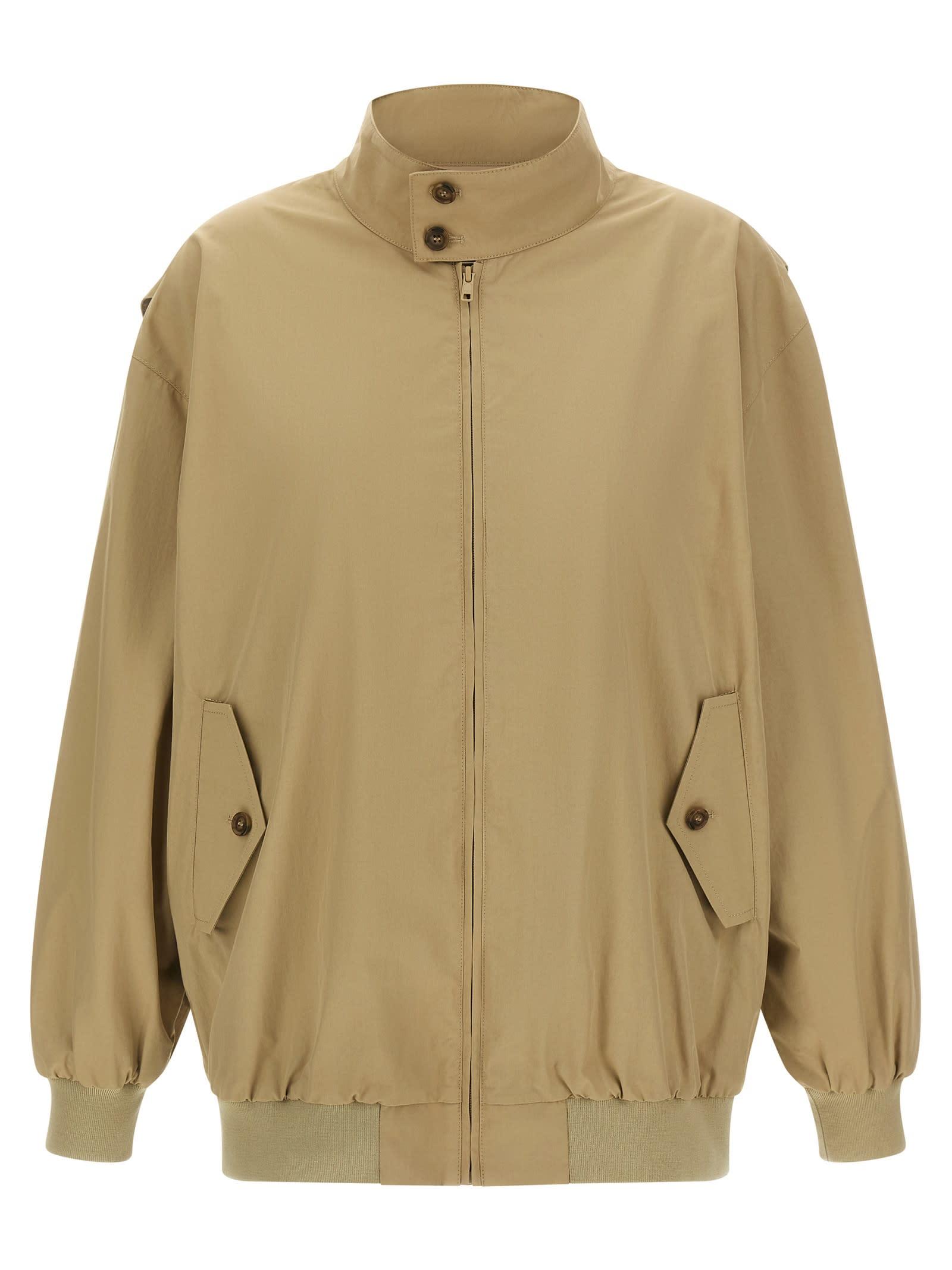 mm6 maison margiela white stitch line jacket