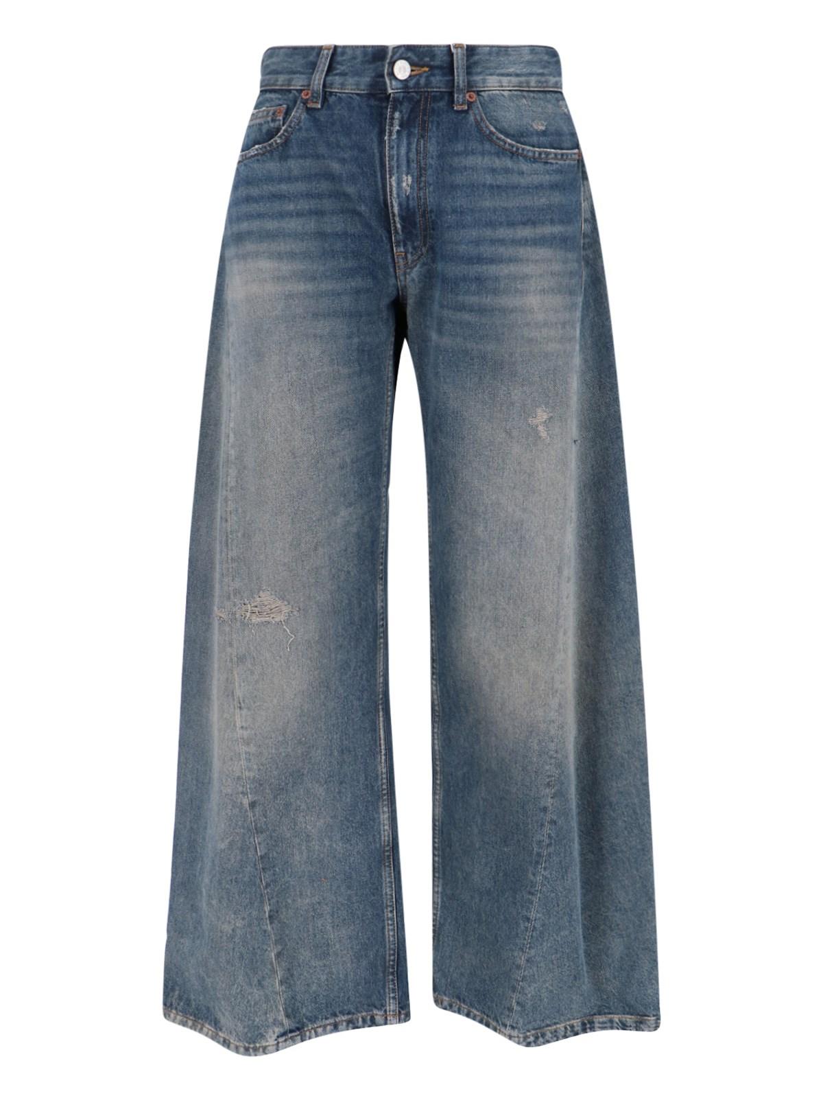 mm6 maison margiela wide jeans