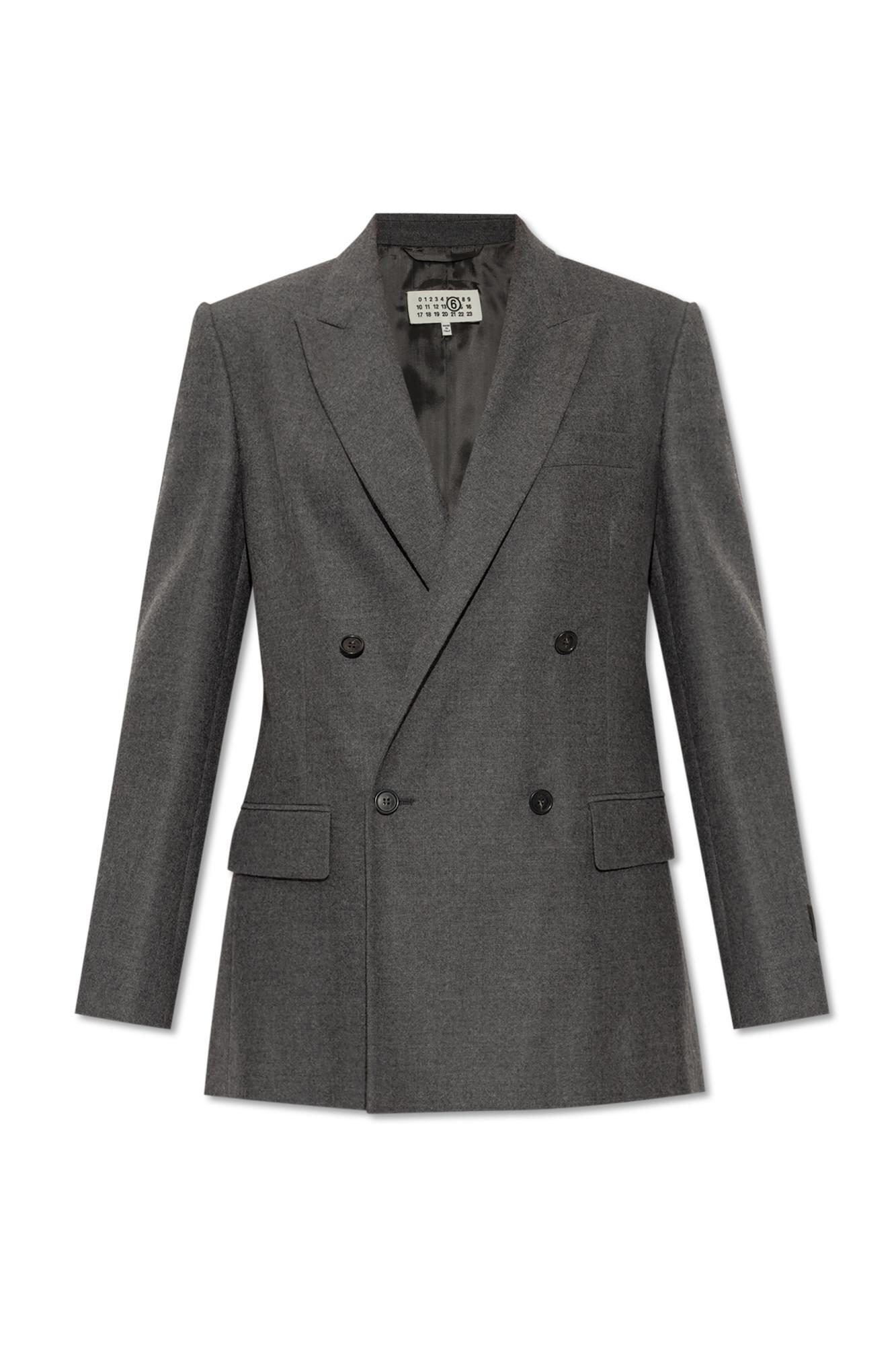 mm6 maison margiela wool blazer