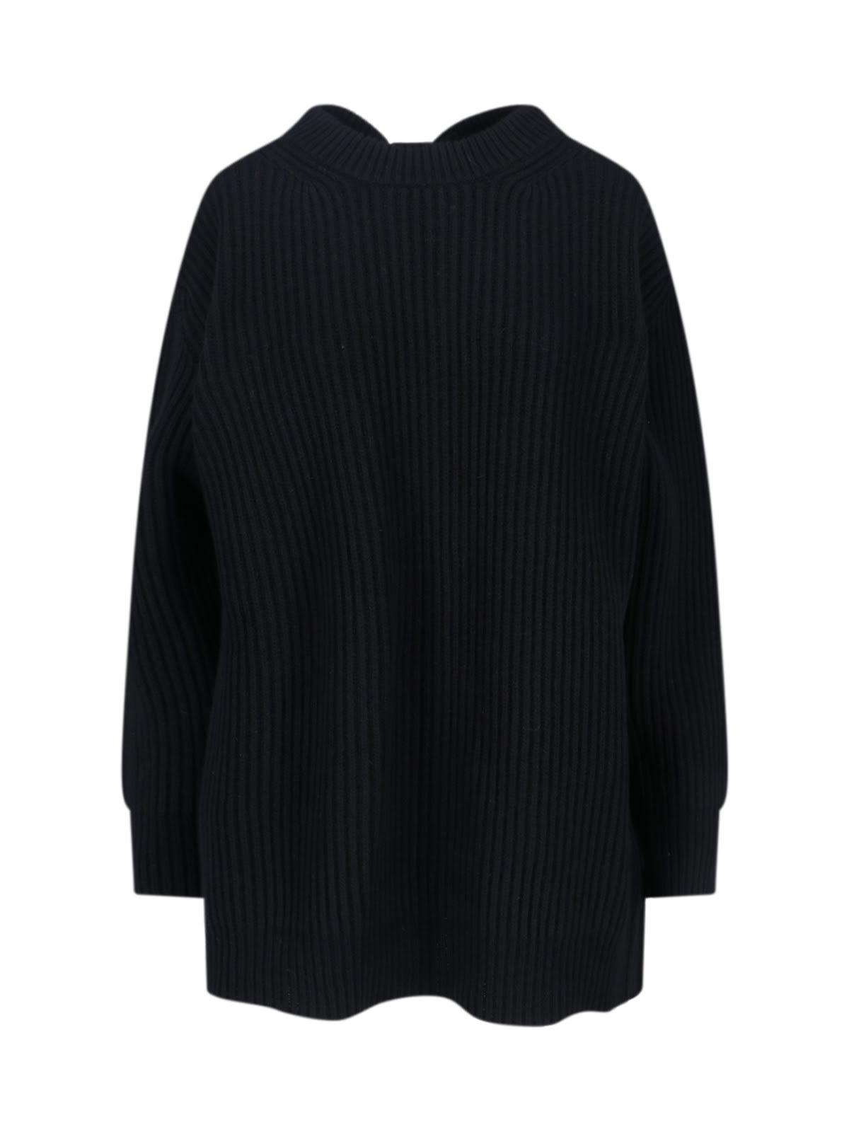mm6 maison margiela wool blend sweater dress