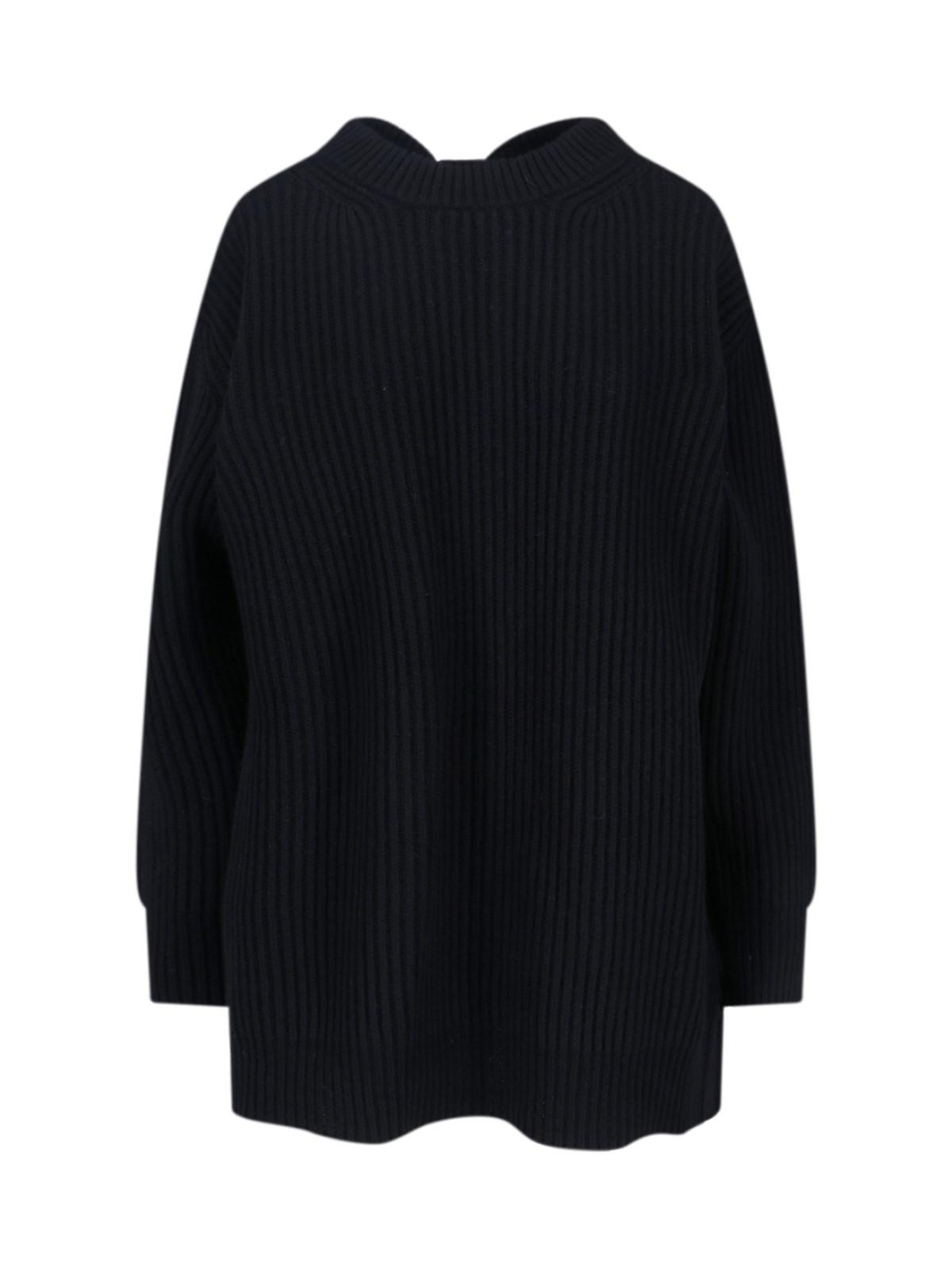 mm6 maison margiela wool blend sweater dress