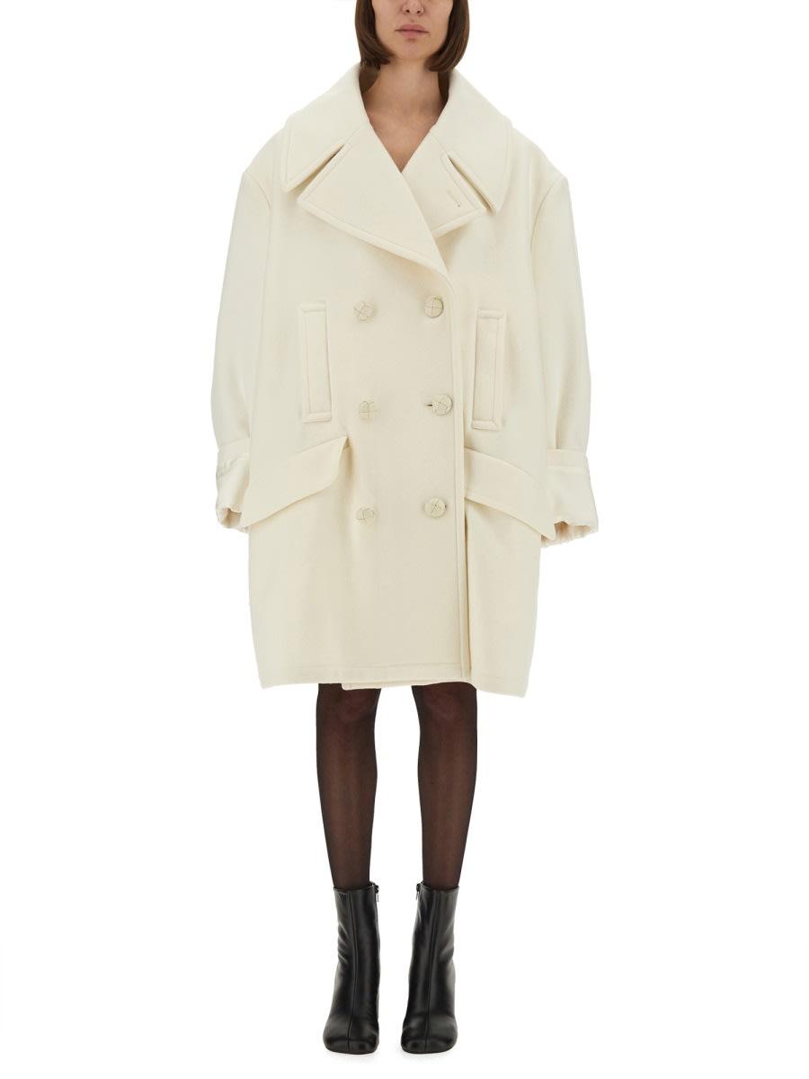 mm6 maison margiela wool coat