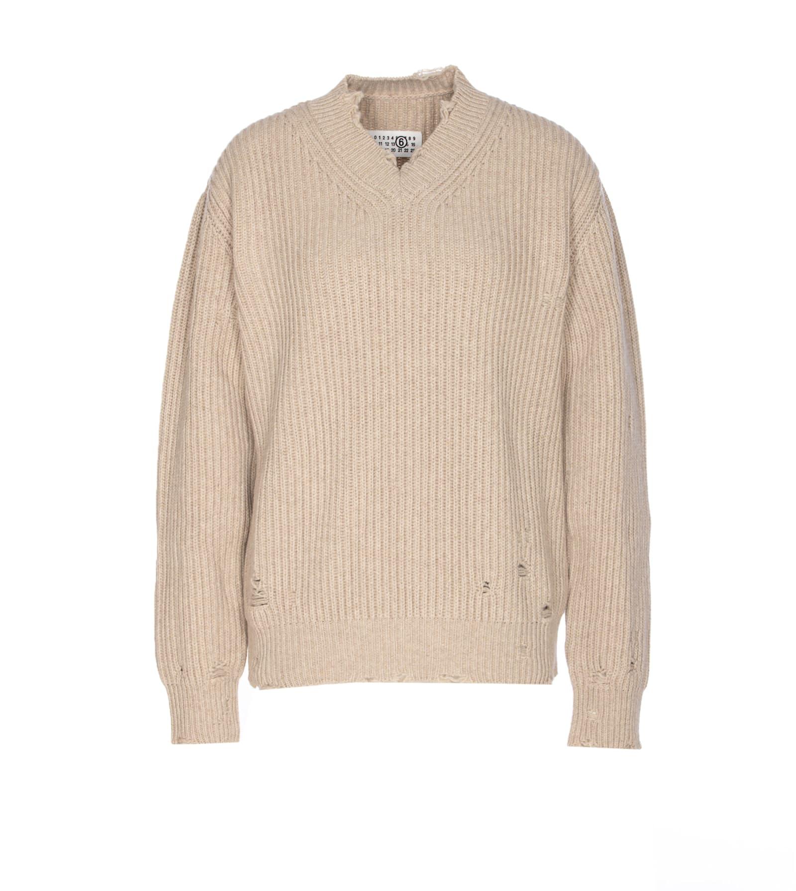 mm6 maison margiela wool sweater