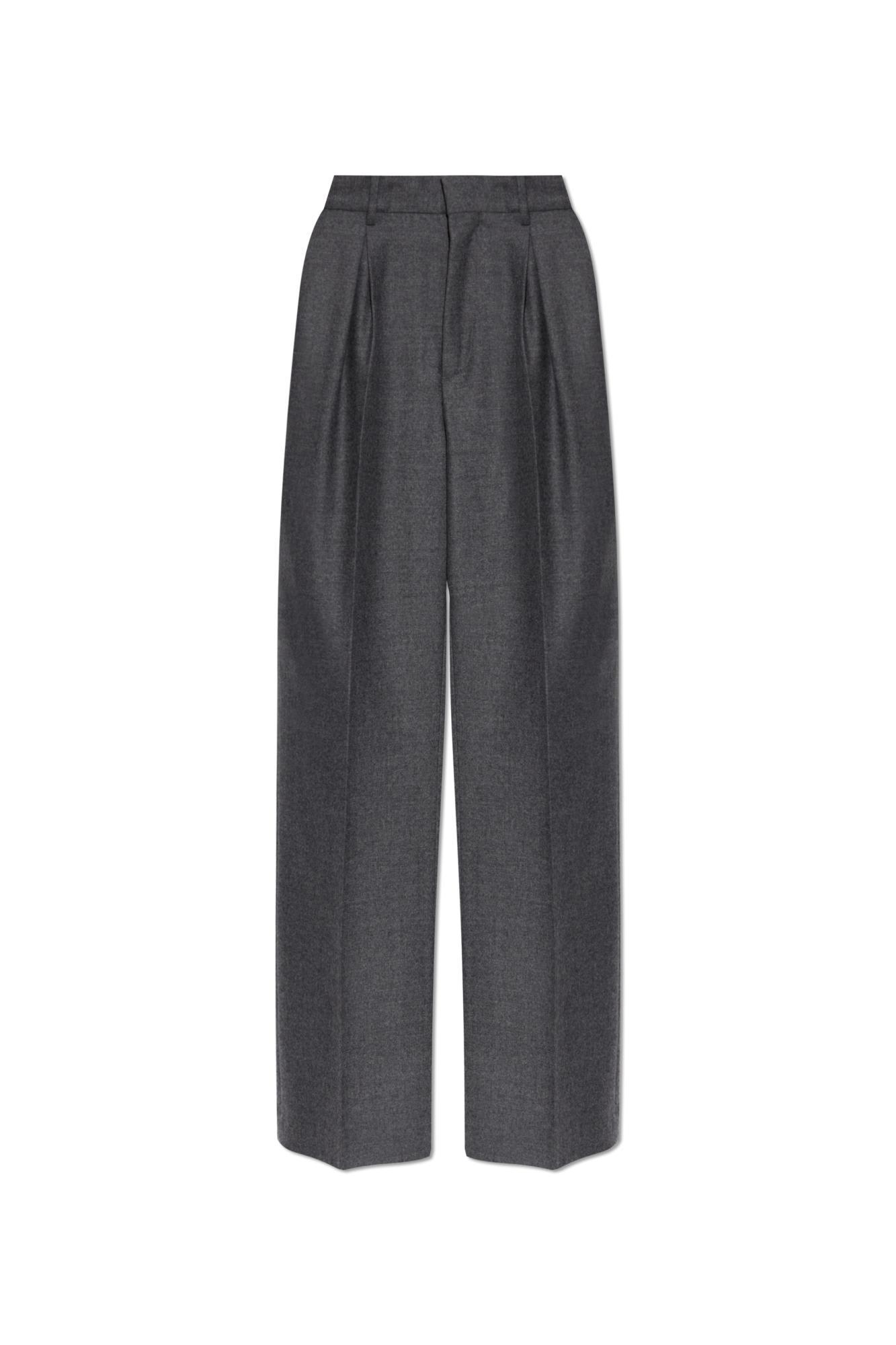 mm6 maison margiela wool trousers