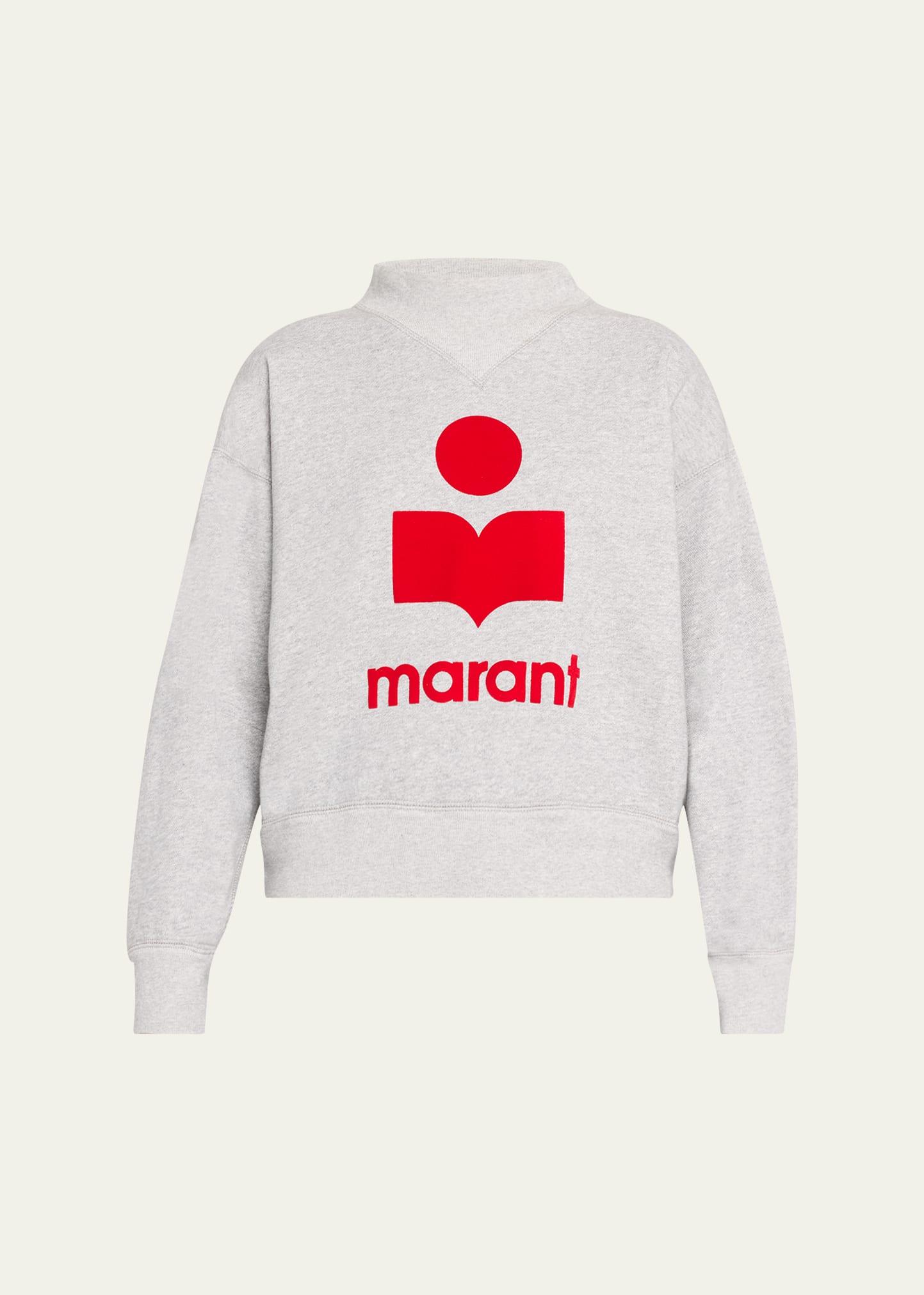 moby high-neck logo sweatshirt