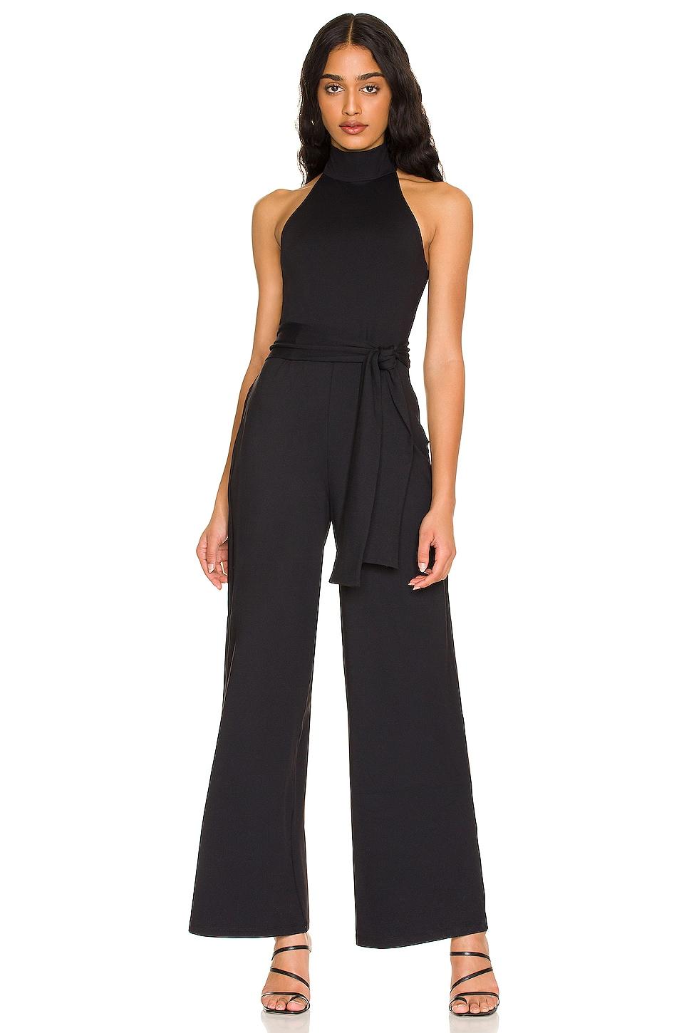 mock neck jumpsuit