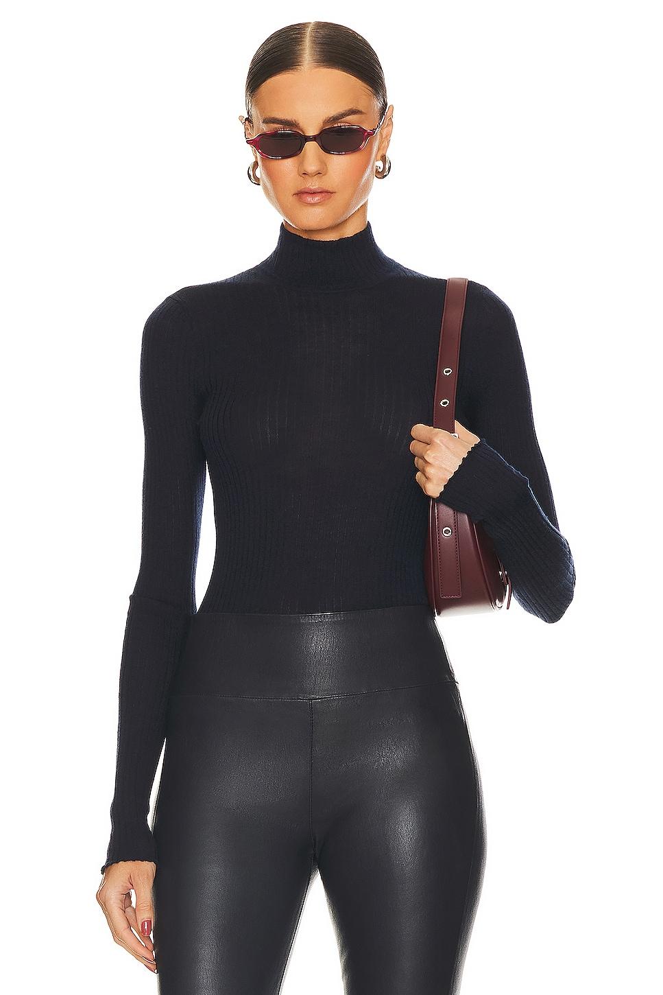 mock neck top
