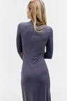 mock turtleneck maxi dress