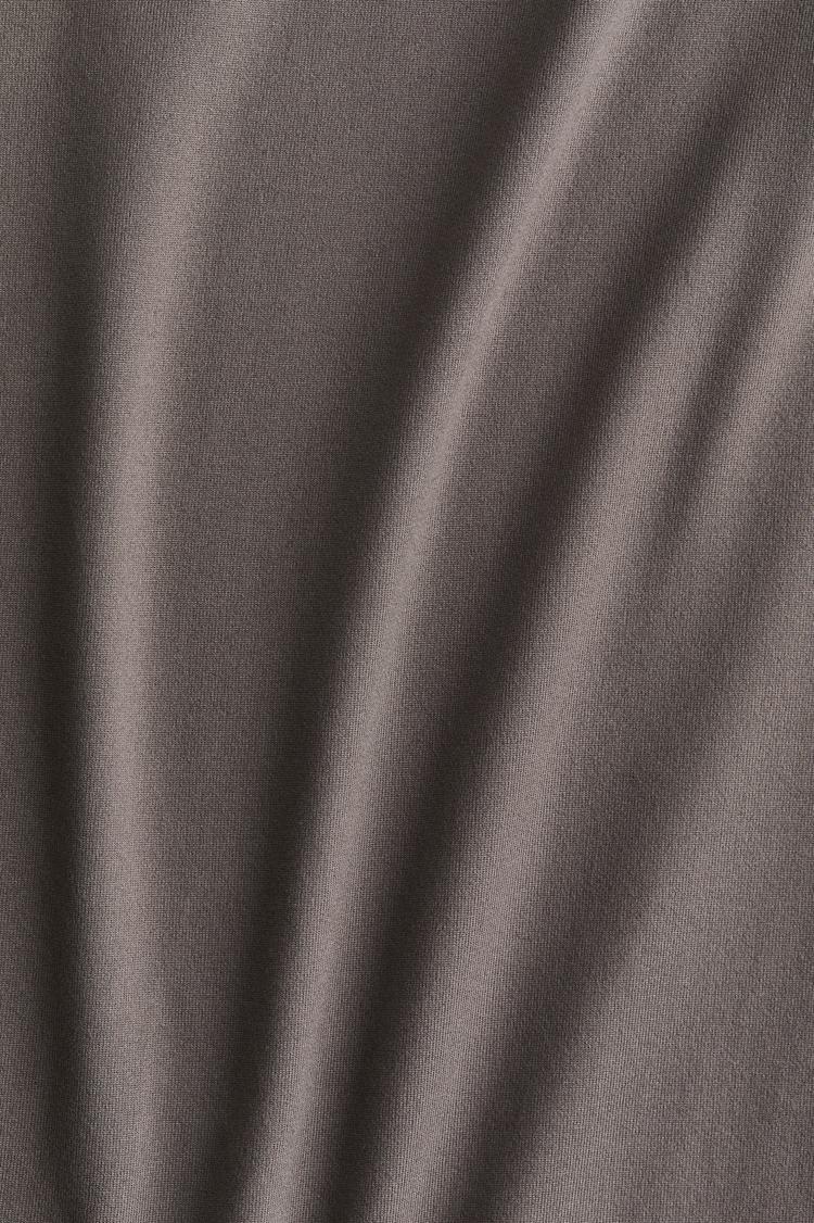 mock turtleneck maxi dress