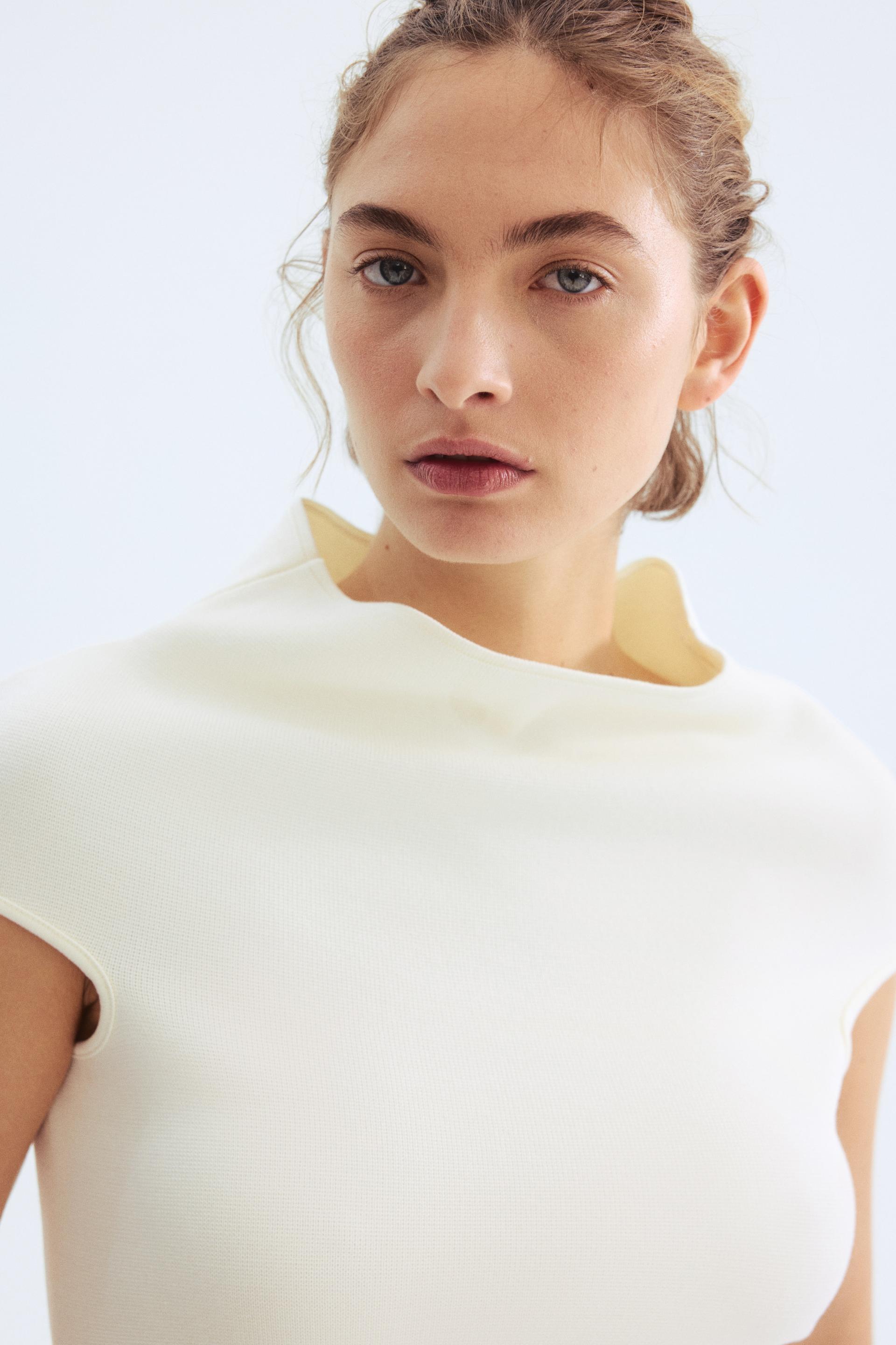 mock turtleneck top