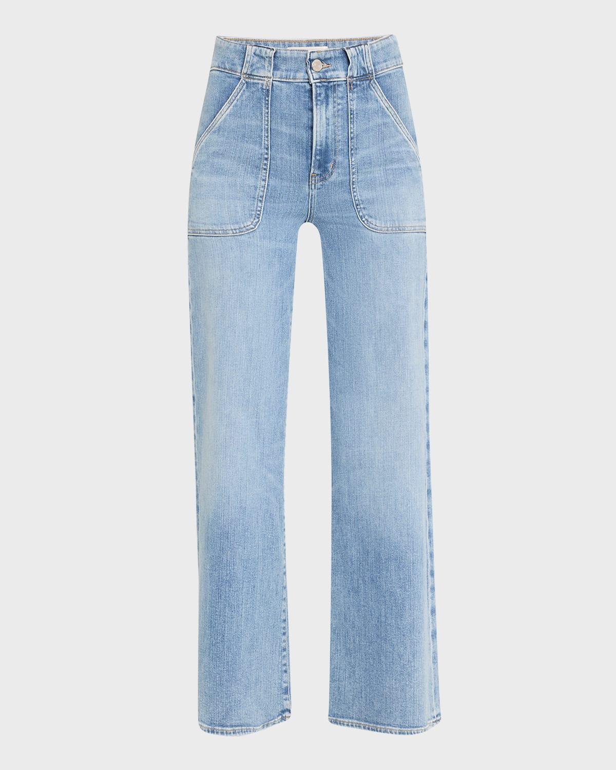 modern pocket jeans