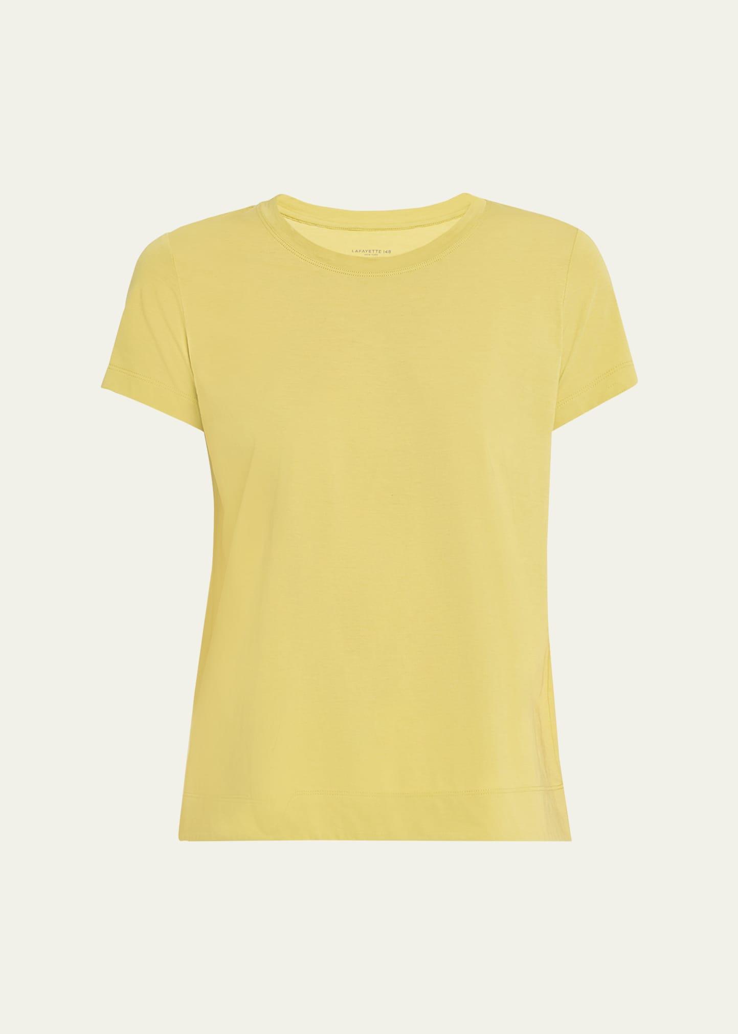 modern short-sleeve cotton jersey tee