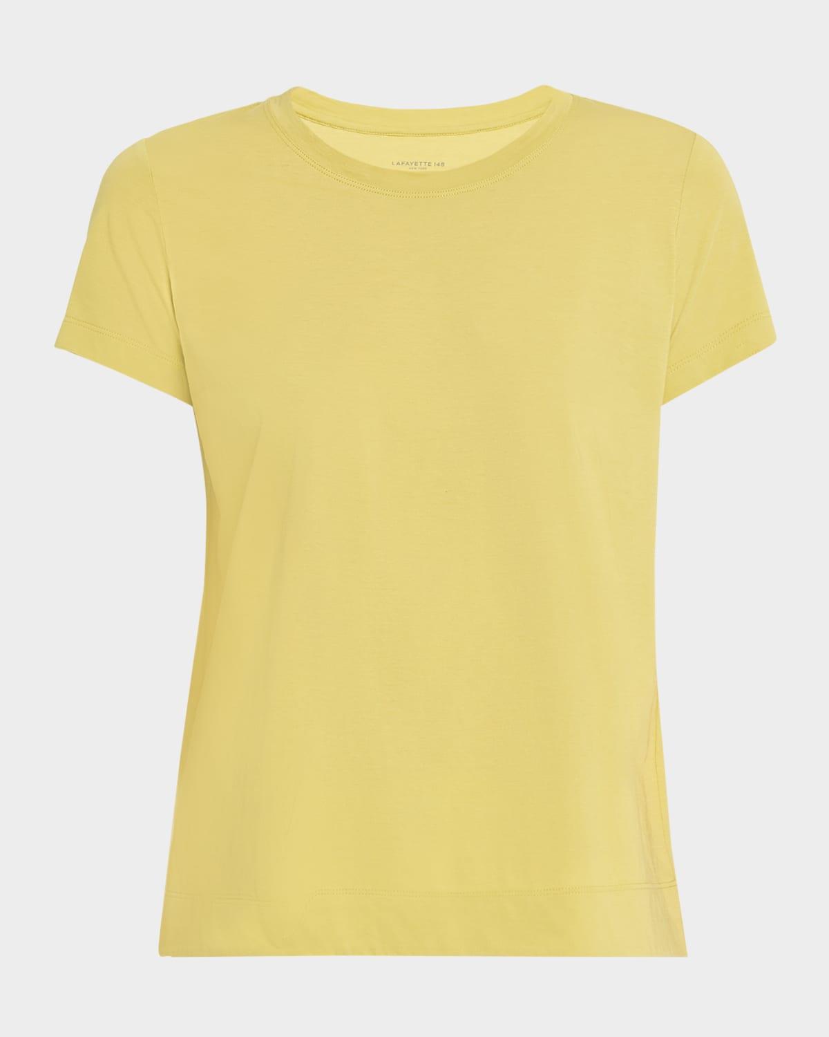modern short-sleeve cotton jersey tee